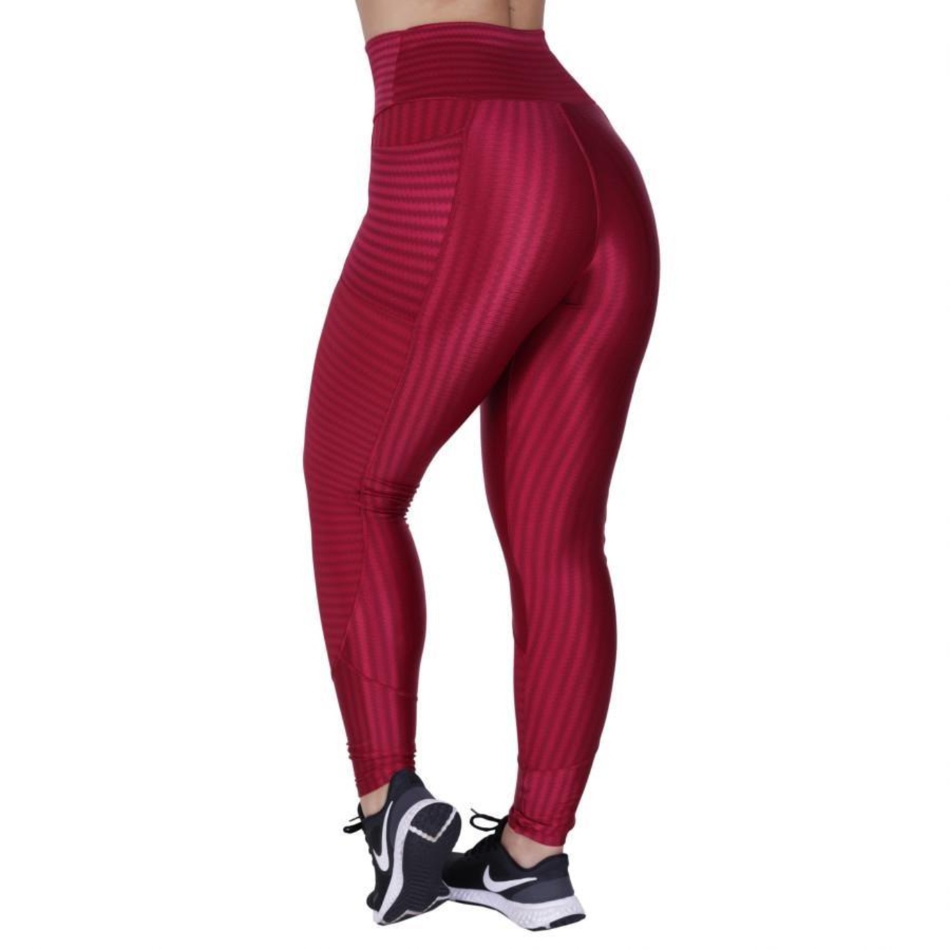 Calça Legging Orbis Fitness Cirre 3D Brilho - Feminina - Foto 4