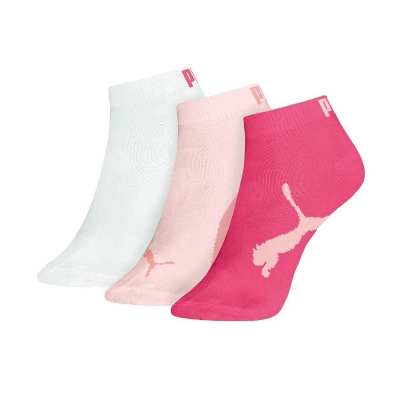 Kit de Meia Sapatilha Puma com 6 Pares - Infantil - Foto 2