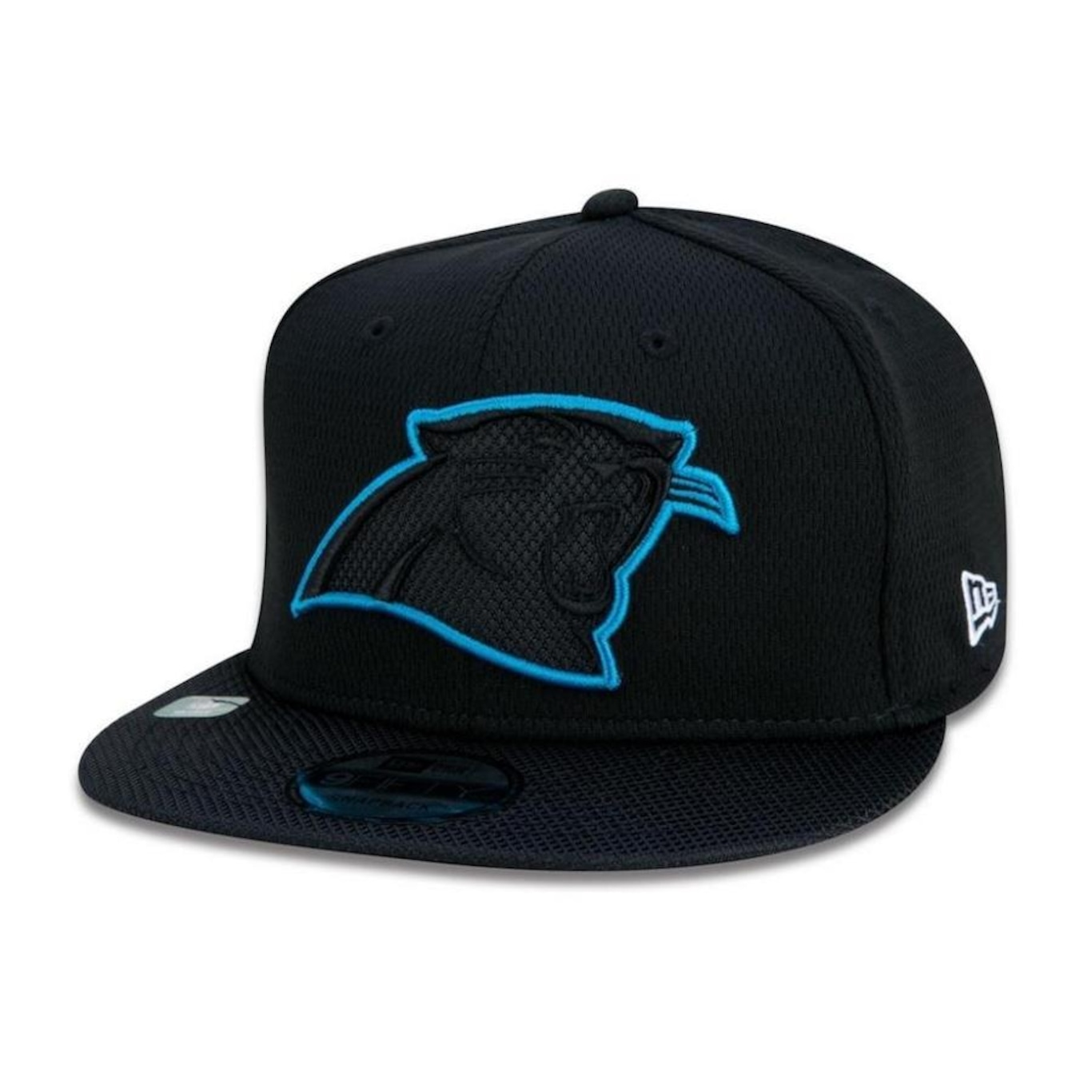 Boné Aba Reta New Era Carolina Panthers 950 Logo NFL 21 Sideline Road - Snapback - Adulto - Foto 1