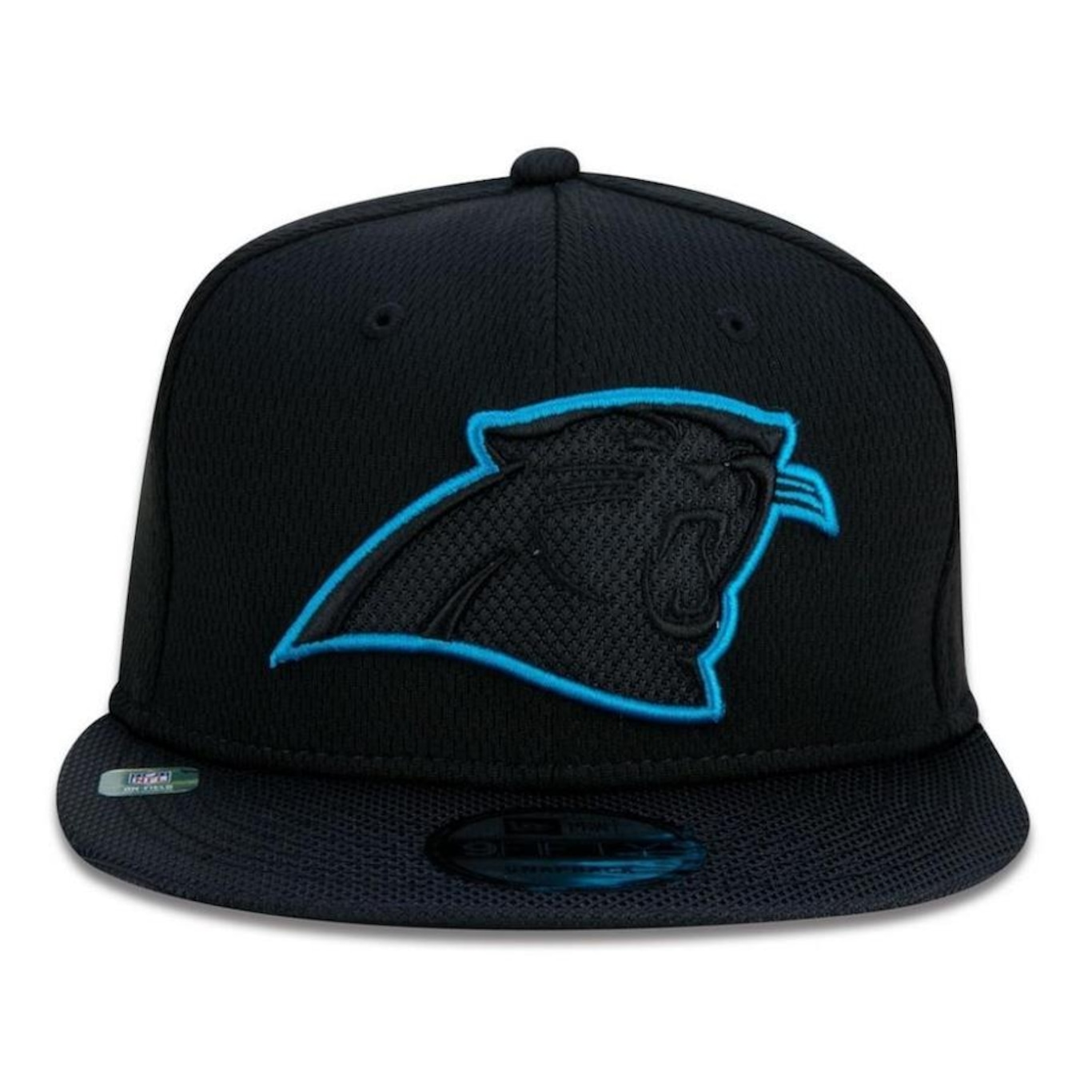 Boné Aba Reta New Era Carolina Panthers 950 Logo NFL 21 Sideline Road - Snapback - Adulto - Foto 3