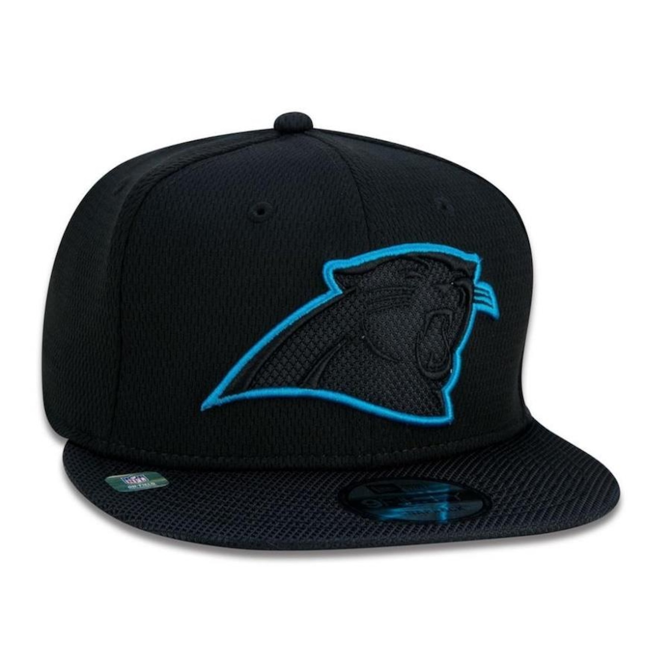 Boné Aba Reta New Era Carolina Panthers 950 Logo NFL 21 Sideline Road - Snapback - Adulto - Foto 4