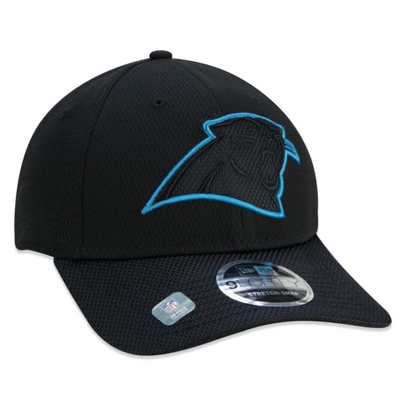 Boné Aba Curva New Era Carolina Panthers 940 NFL 21 Sideline Road - Snapback - Adulto - Foto 4