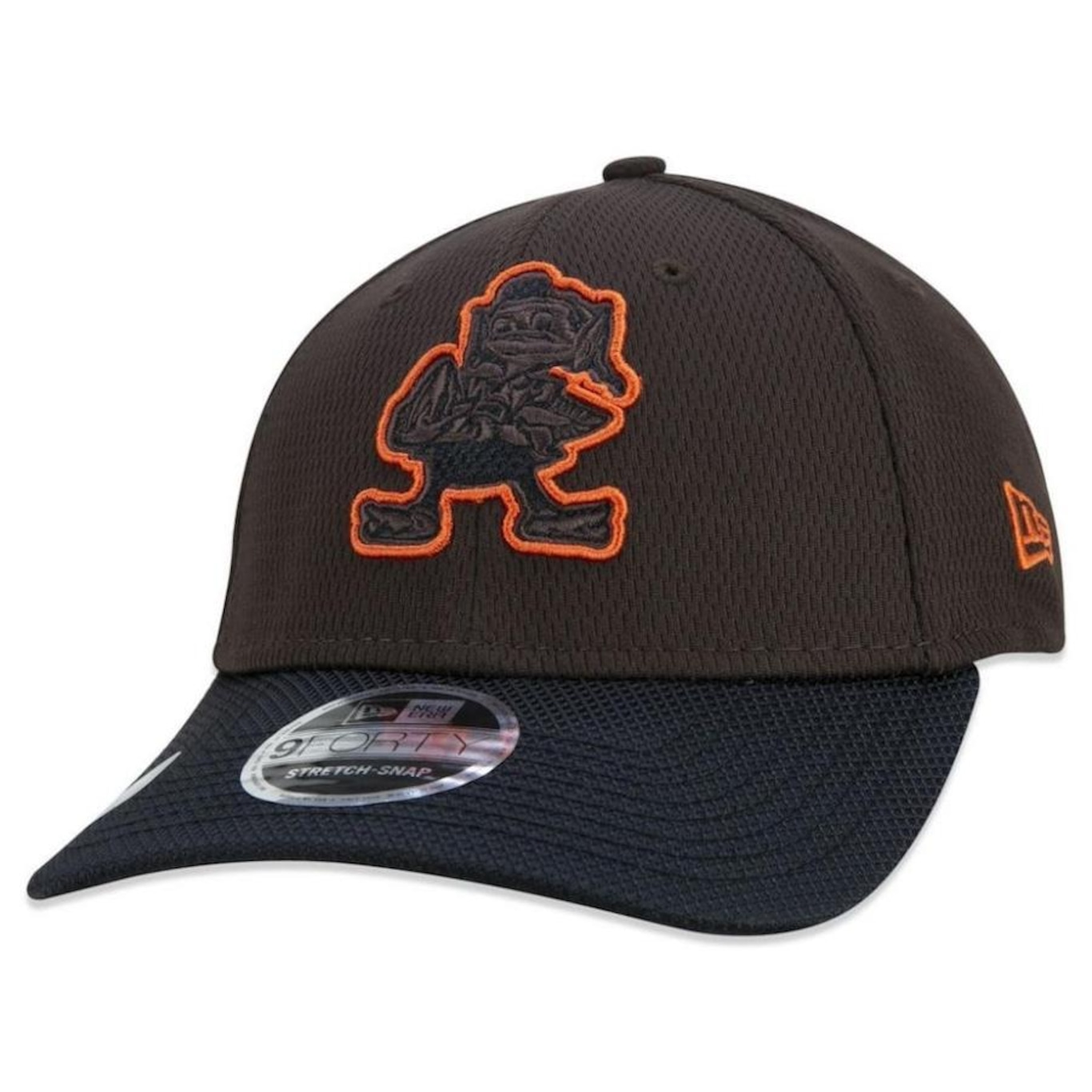 Boné Aba Curva New Era Cleveland Browns 940 NFL 21 Sideline Road - Snapback - Adulto - Foto 1