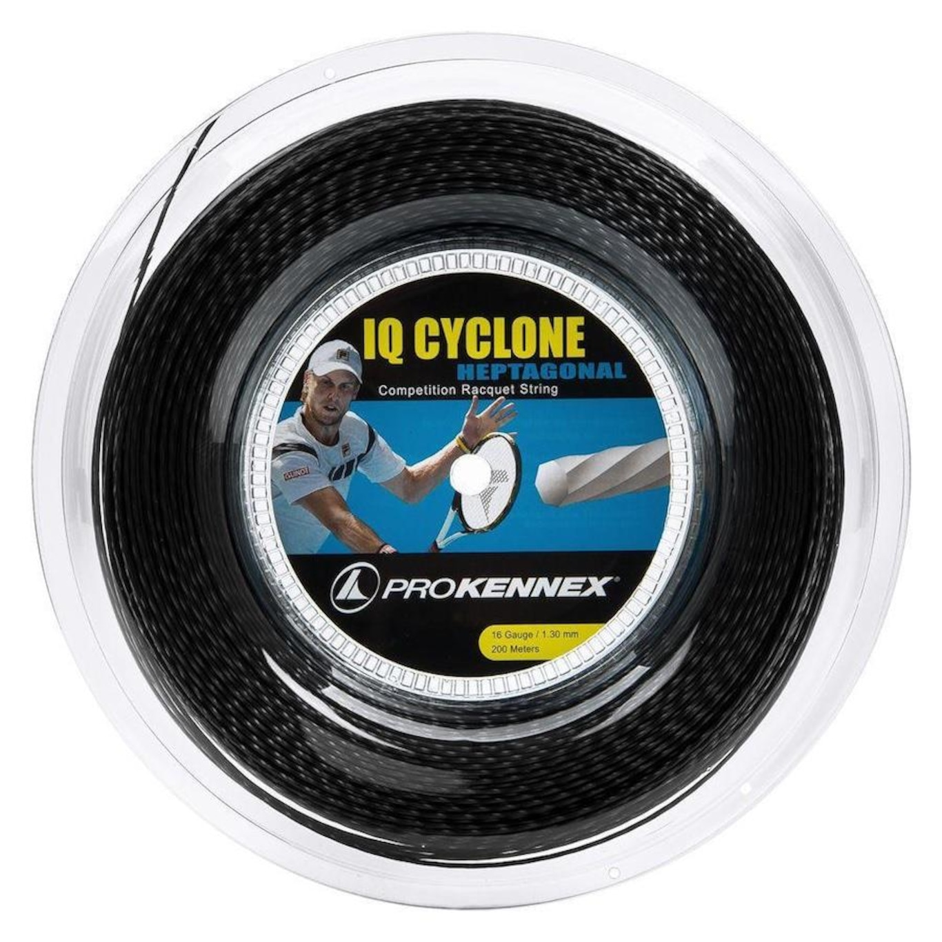 Corda Prokennex IQ Cyclone Heptagonal 16L - 1.30mm - 200 metros - Foto 1