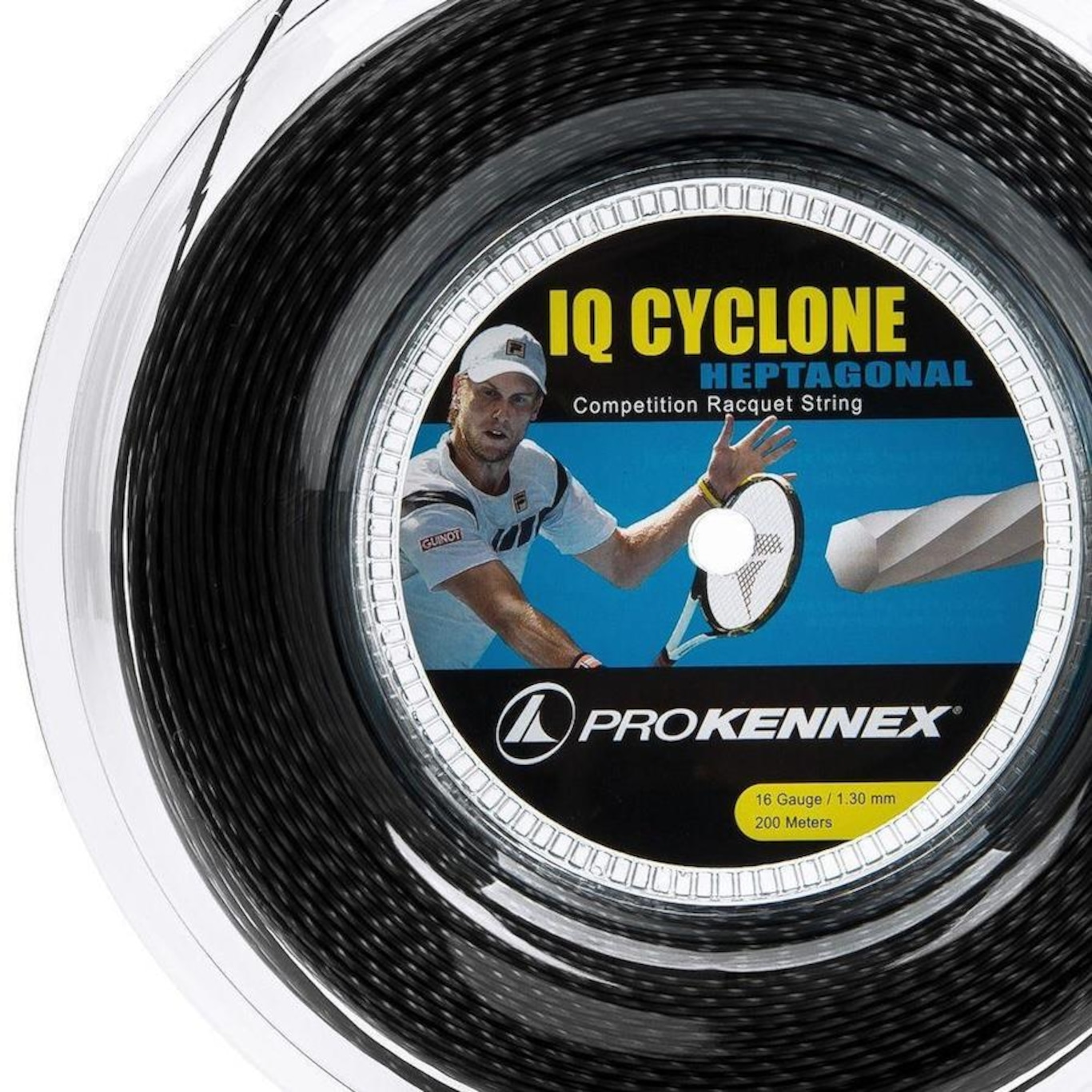 Corda Prokennex IQ Cyclone Heptagonal 16L - 1.30mm - 200 metros - Foto 2