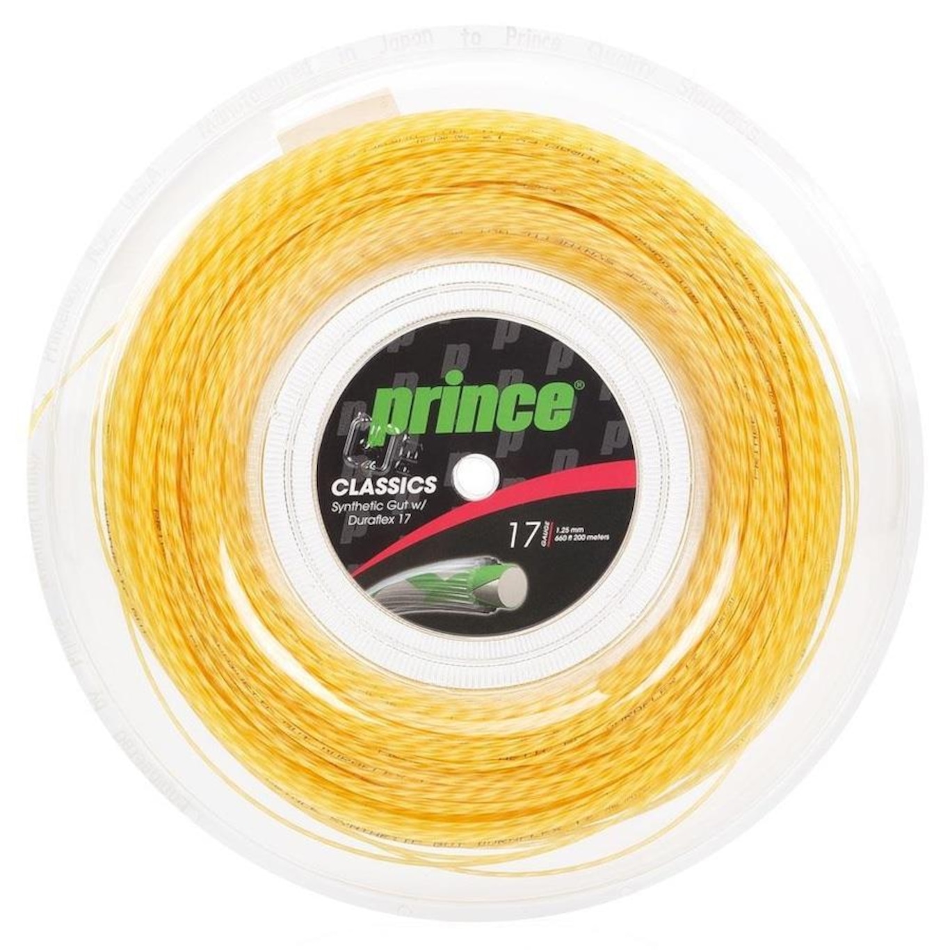 Corda Prince Synthetic Gut Duraflex 17L - 1.25mm - 200 metros - Foto 1