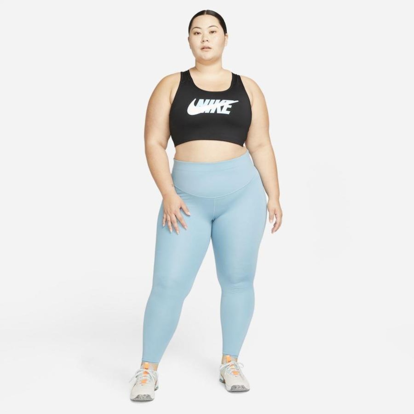 Top Fitness Nike Dri-FIT Swoosh Icon Clash Plus Size - Feminino