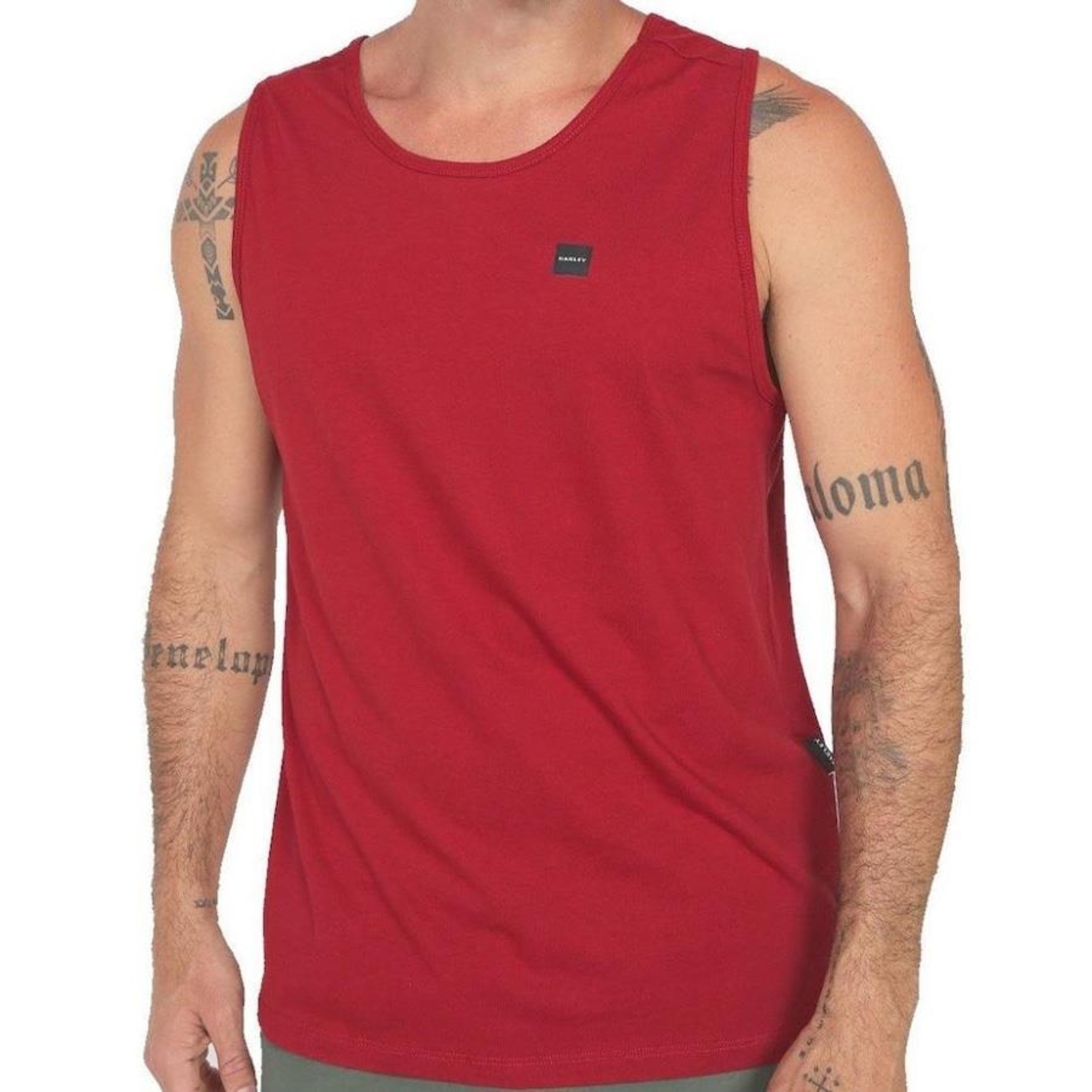 Camiseta Regata Oakley Vermelha 046VM ⋆ Sanfer Acessórios