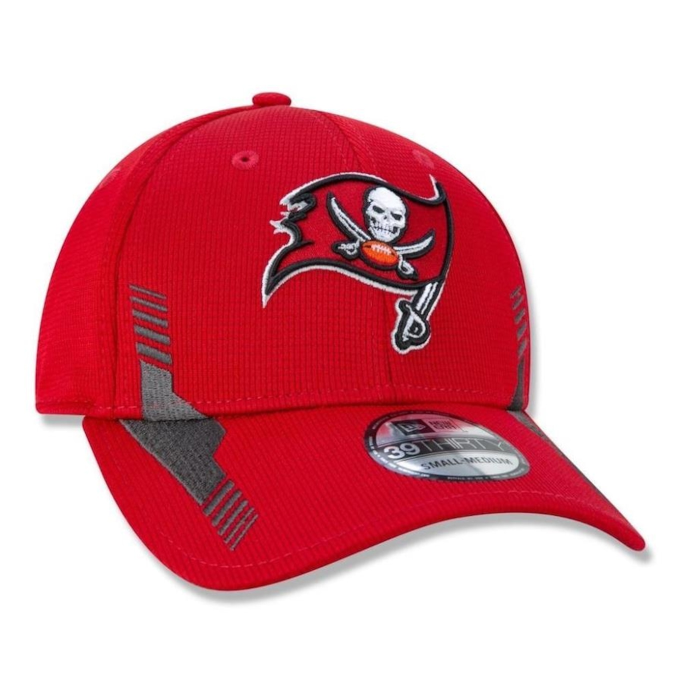 Boné Aba Curva New Era Tampa Bay Buccanners 940 NFL 21 Sideline Home - Snapback - Adulto - Foto 4