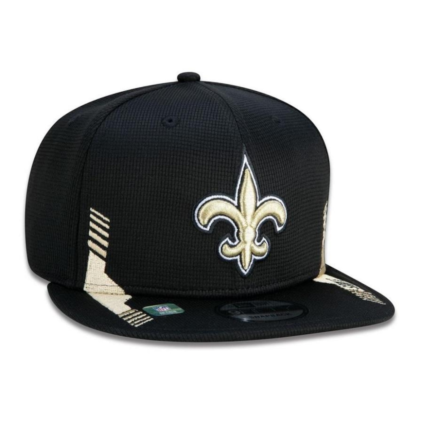 Boné Aba Reta New Era New Orleans Saints 950 NFL 21 Sideline Home - Snapback - Adulto - Foto 4