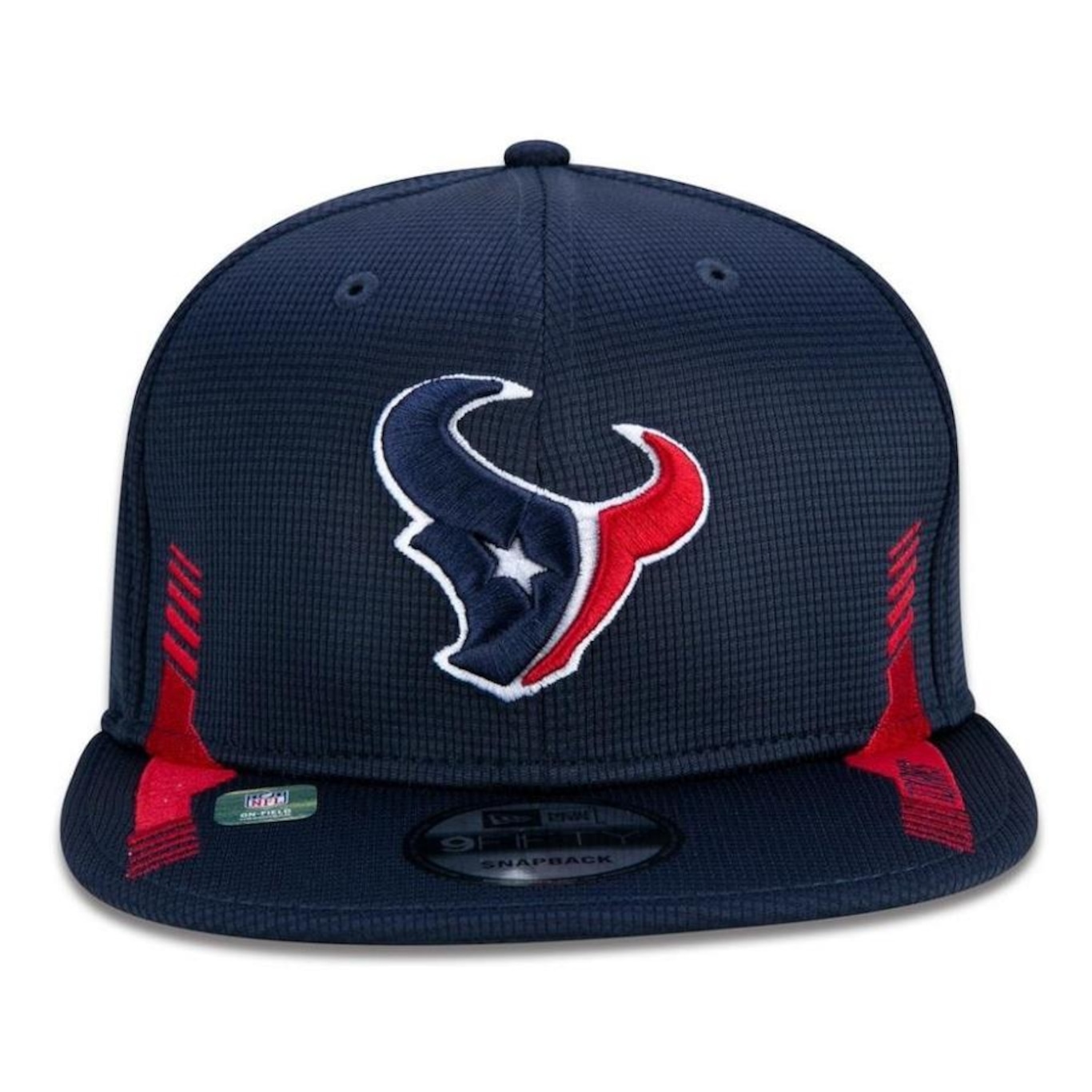 Boné Aba Reta New Era Houston Texans 950 NFL 21 Sideline Home - Snapback - Adulto - Foto 3