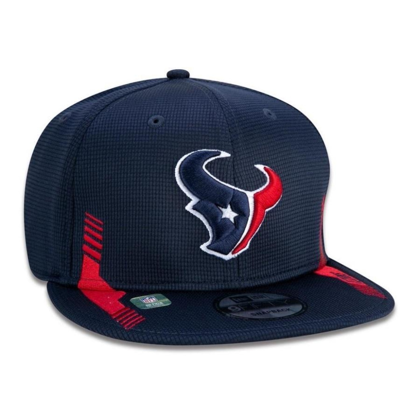 Boné Aba Reta New Era Houston Texans 950 NFL 21 Sideline Home - Snapback - Adulto - Foto 4