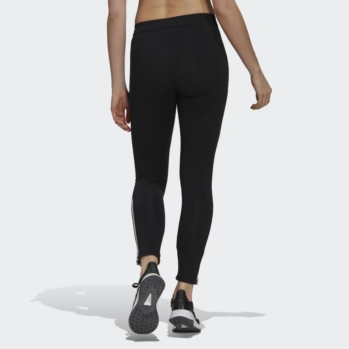 Calça Legging Adidas Double Knit 3 Listras