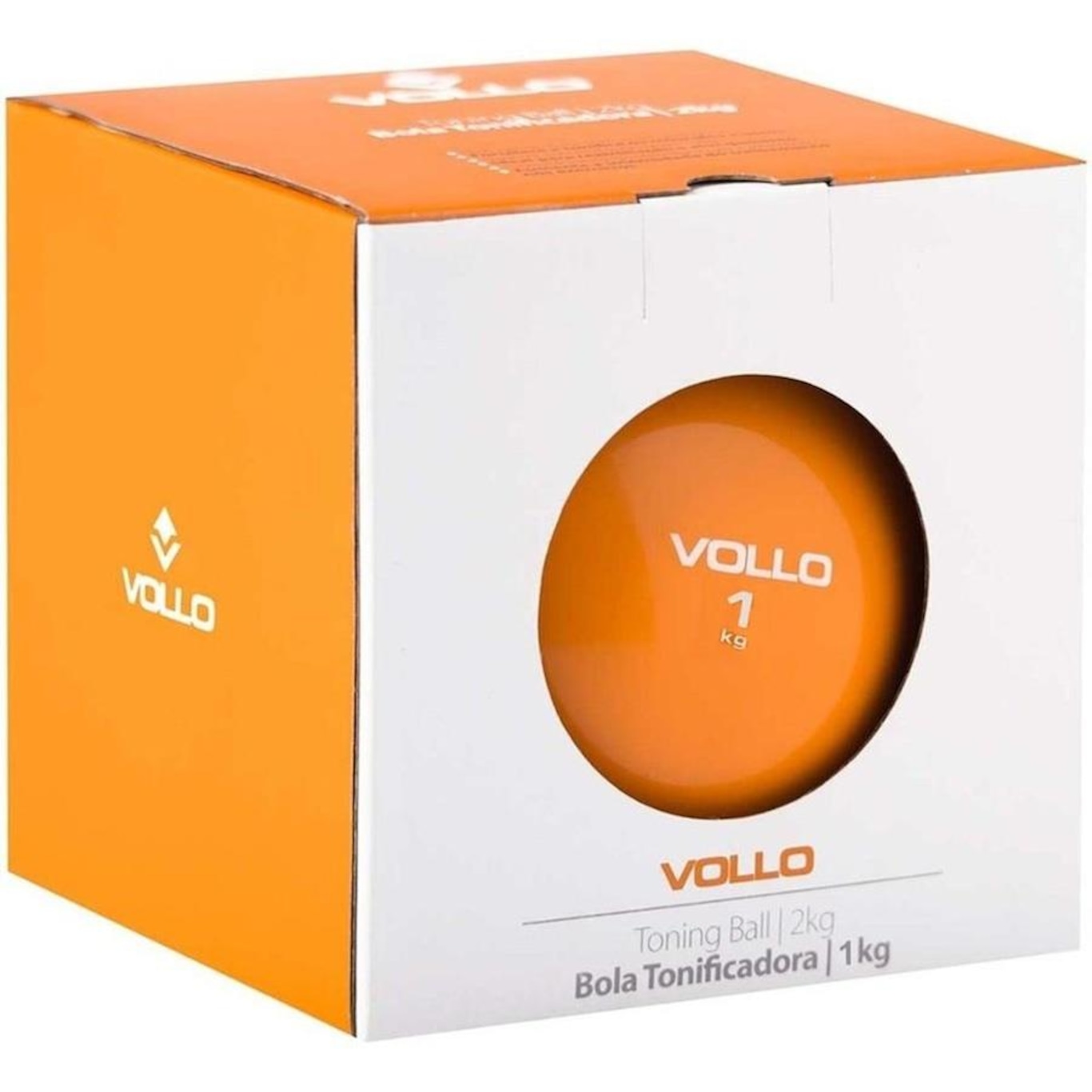 Bola Tonificadora Vollo VP-1061 Toning Ball - 1Kg - Foto 2