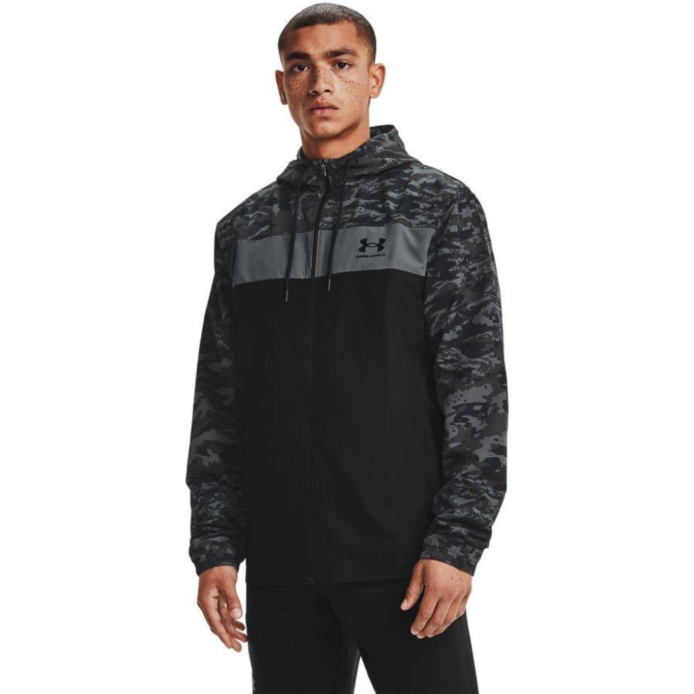 Jaqueta Sportstyle Under Armour Camo Wndbkr - Masculina - Foto 1