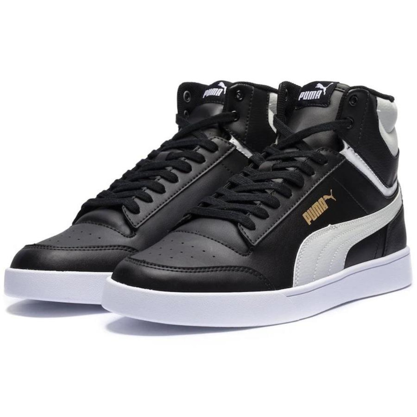 Tênis Cano Alto Puma Shuffle Mid Bdp - Masculino - Foto 3