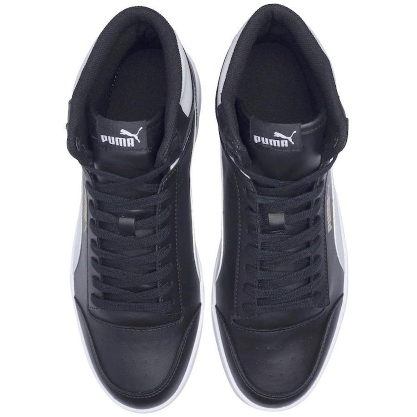 Tênis Cano Alto Puma Shuffle Mid Bdp - Masculino - Foto 6