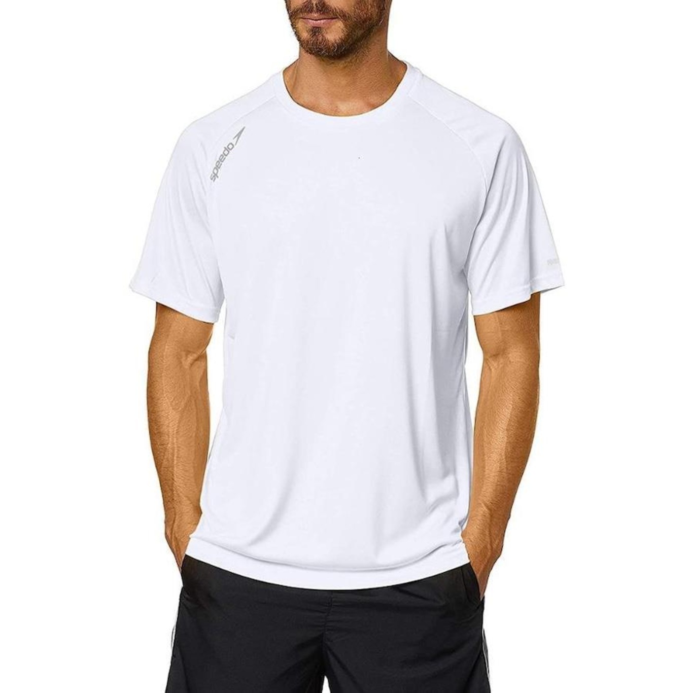 Camiseta Speedo Raglan Basic - Masculina - Foto 1