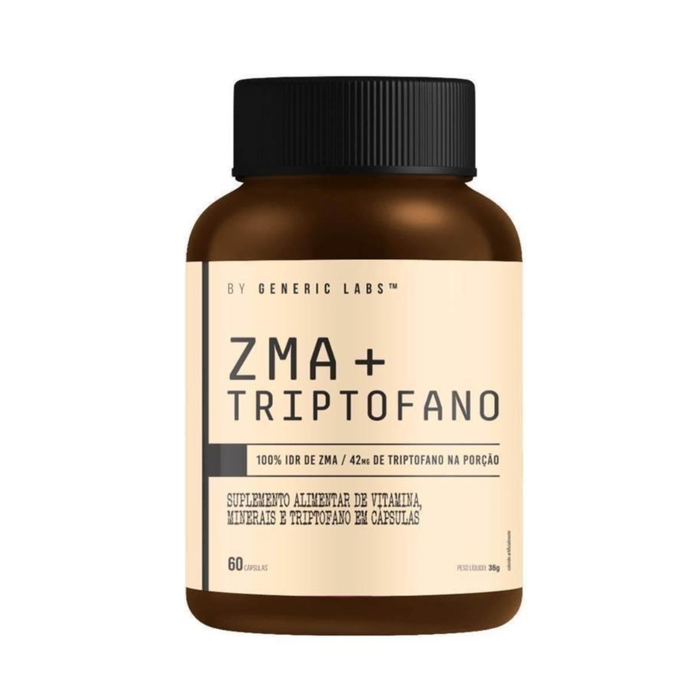 ZMA + Triptofano Testbooster Generic Labs - 60 cápsulas | Centauro