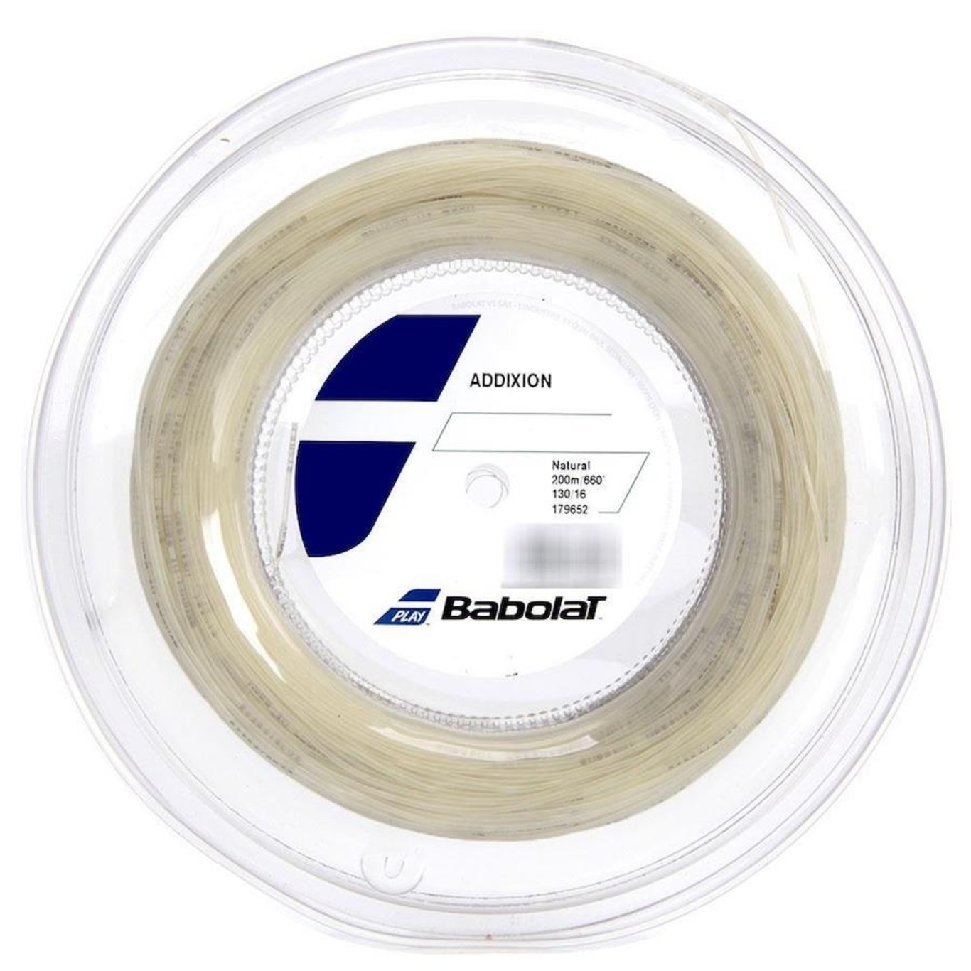 Corda Babolat Addixion 16L 1.30mm Champanhe - Rolo com 200 metros - Foto 1