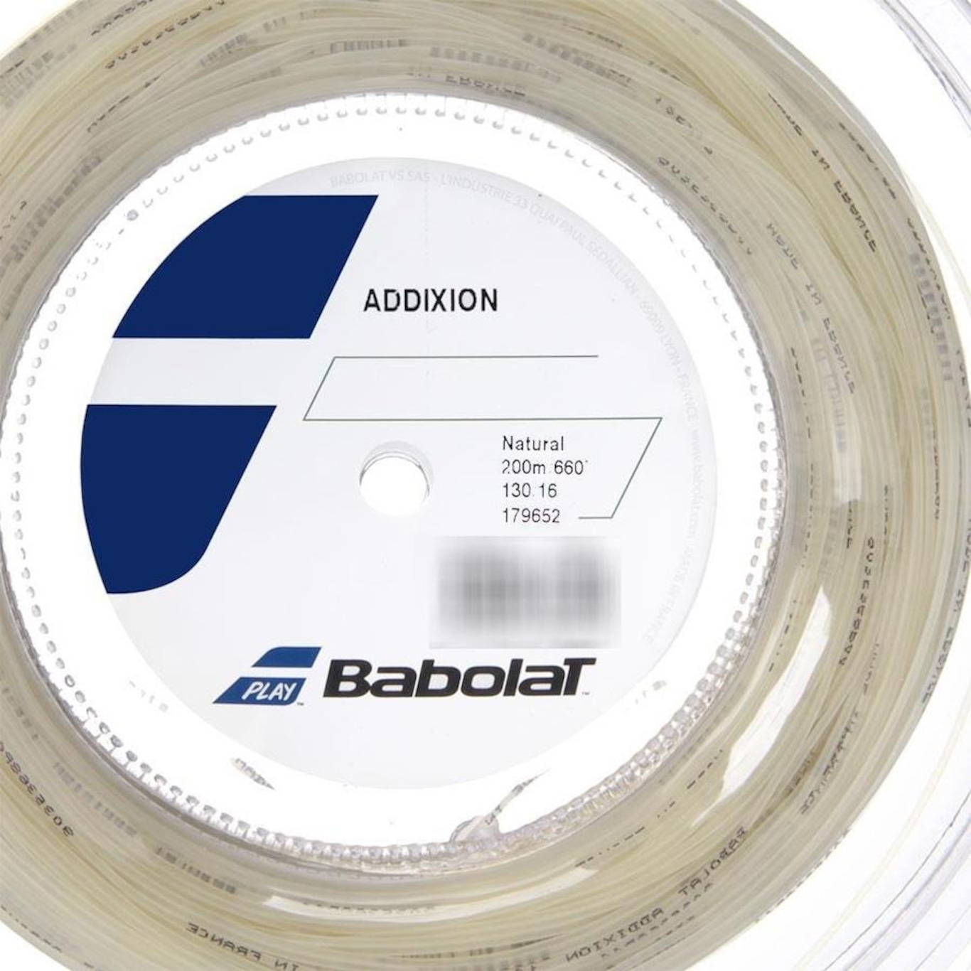 Corda Babolat Addixion 16L 1.30mm Champanhe - Rolo com 200 metros - Foto 3