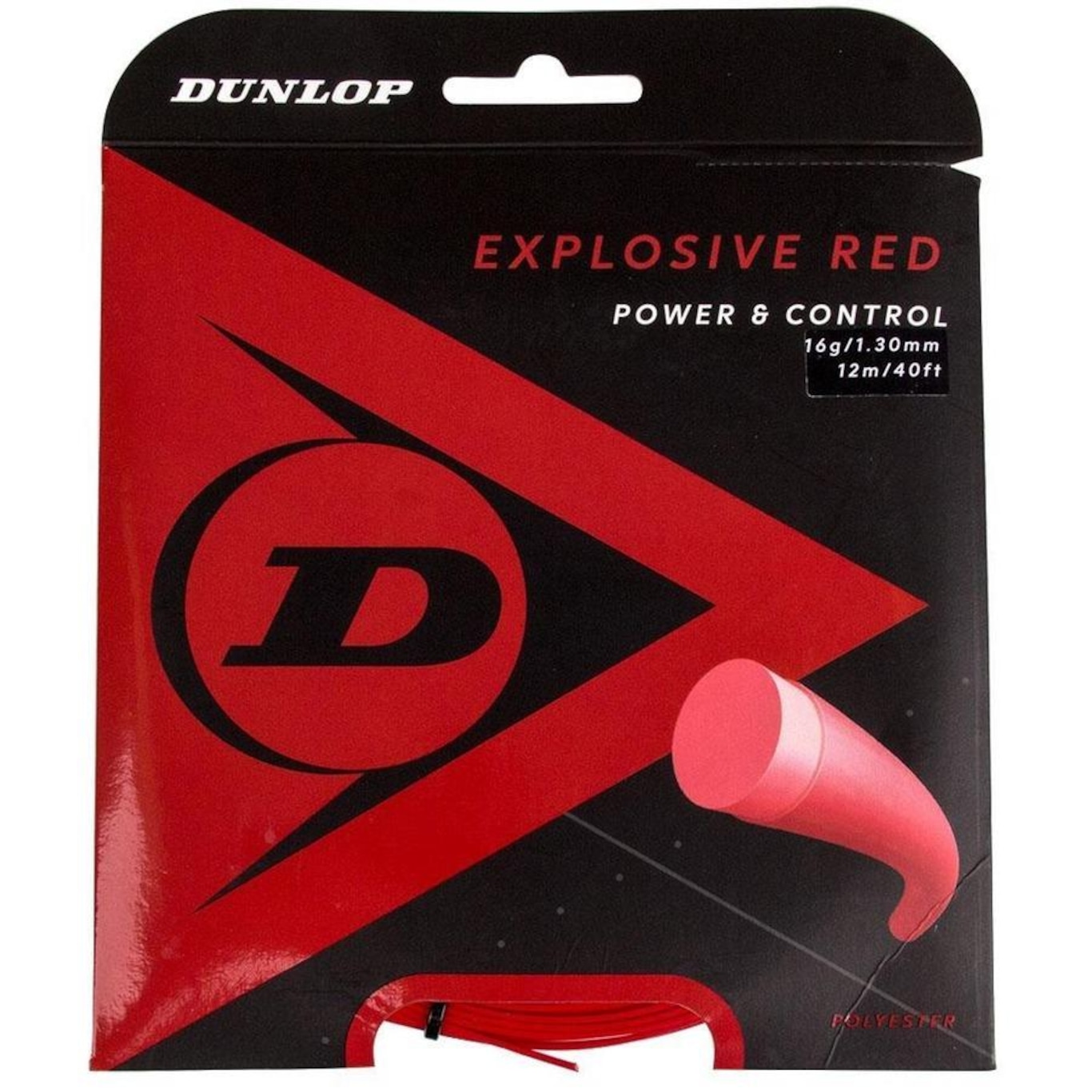 Corda Dunlop Explosive Red 16L 1.30mm - Set Individual - Foto 1