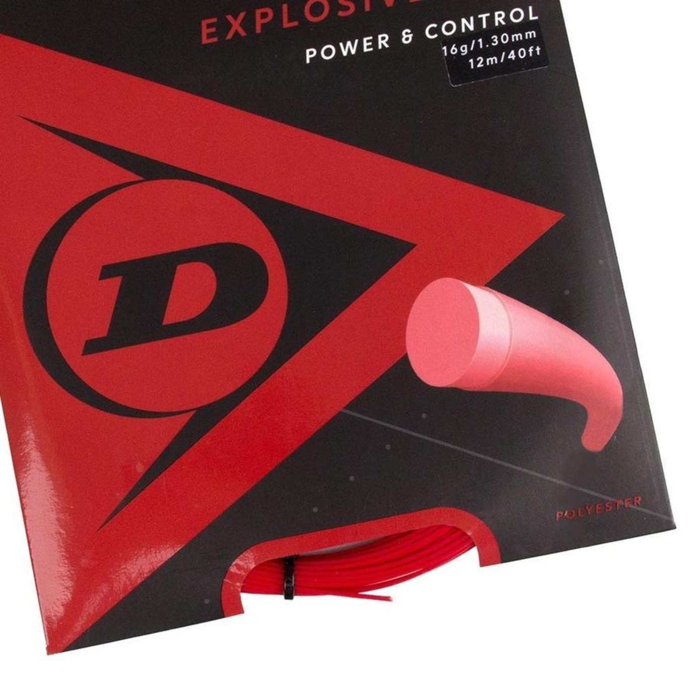 Corda Dunlop Explosive Red 16L 1.30mm - Set Individual - Foto 3