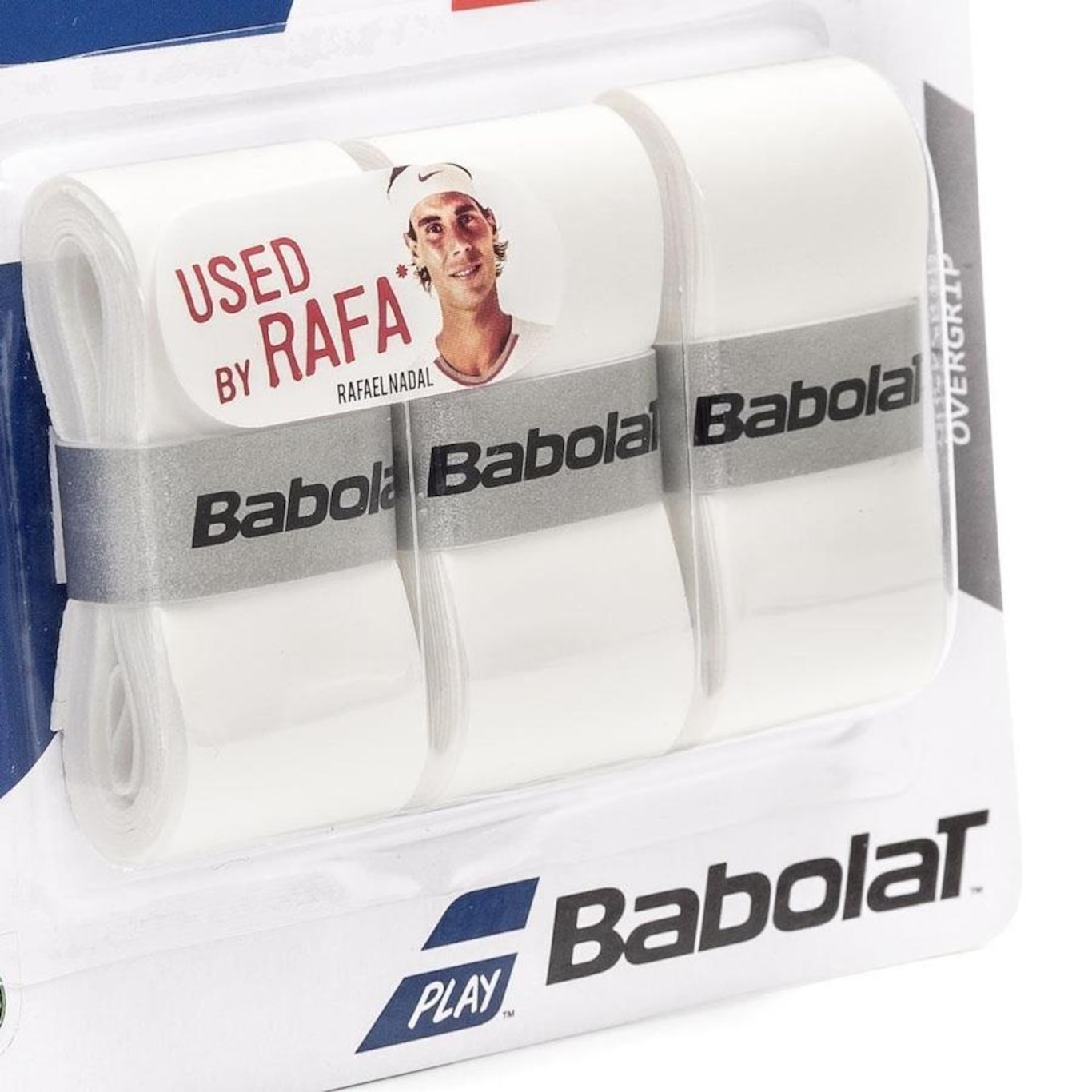 Overgrip Babolat VS Original X3 Branco - Foto 3