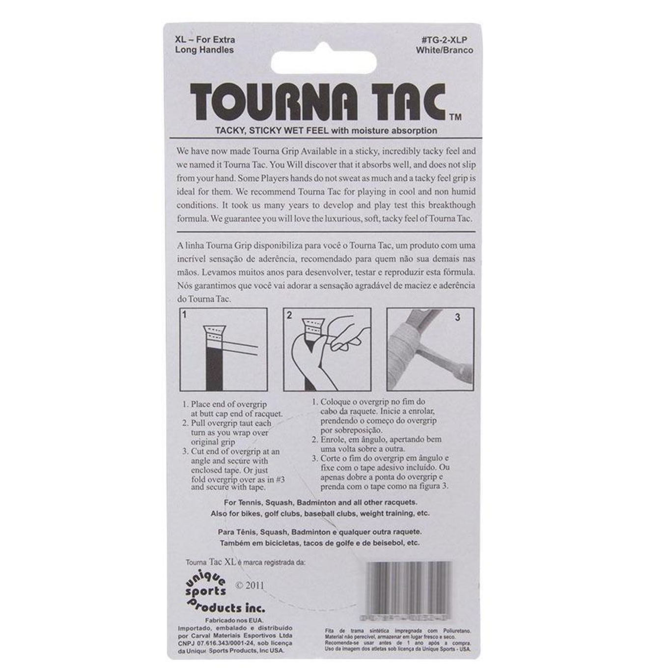 Tourna Tac grip para tenis, 10 unidades