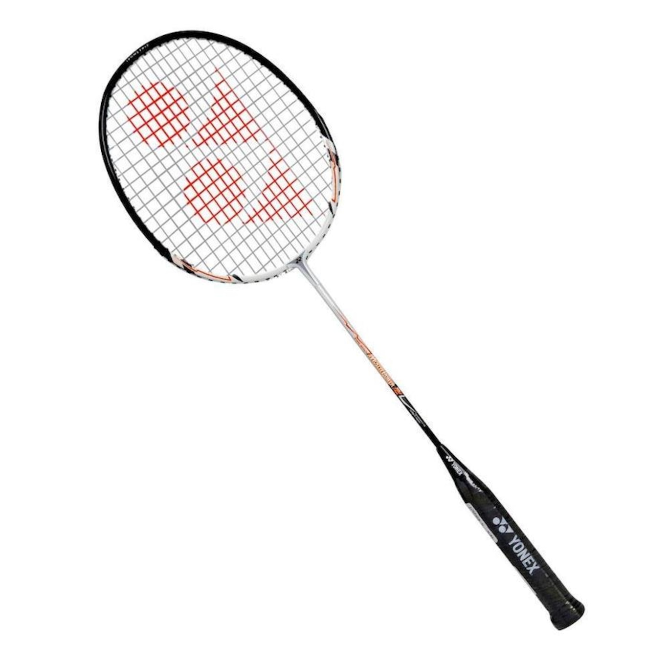 Raquete de Badminton Yonex Muscle Power 2 Branca Preta e Laranja - Foto 1