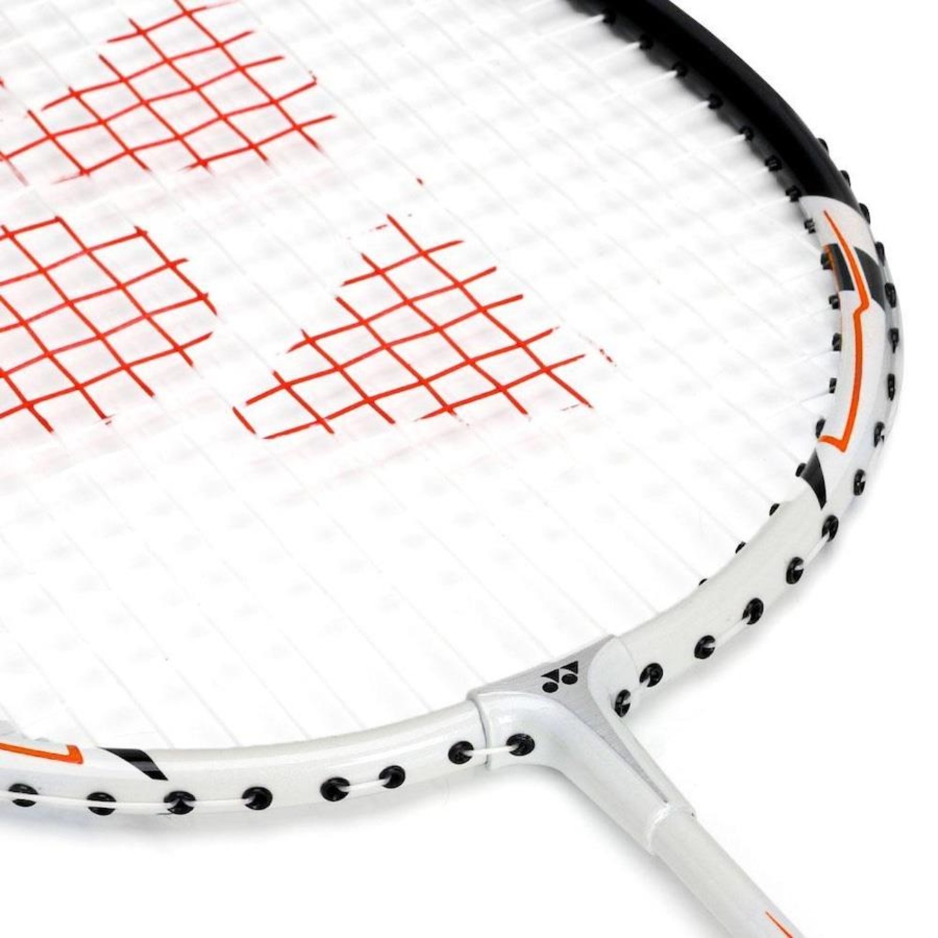 Raquete de Badminton Yonex Muscle Power 2 Branca Preta e Laranja - Foto 2