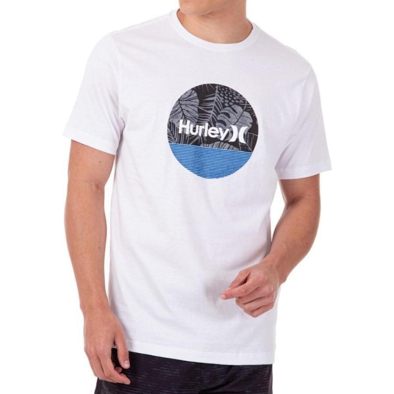 Camiseta Hurley Circle - Masculina - Foto 1