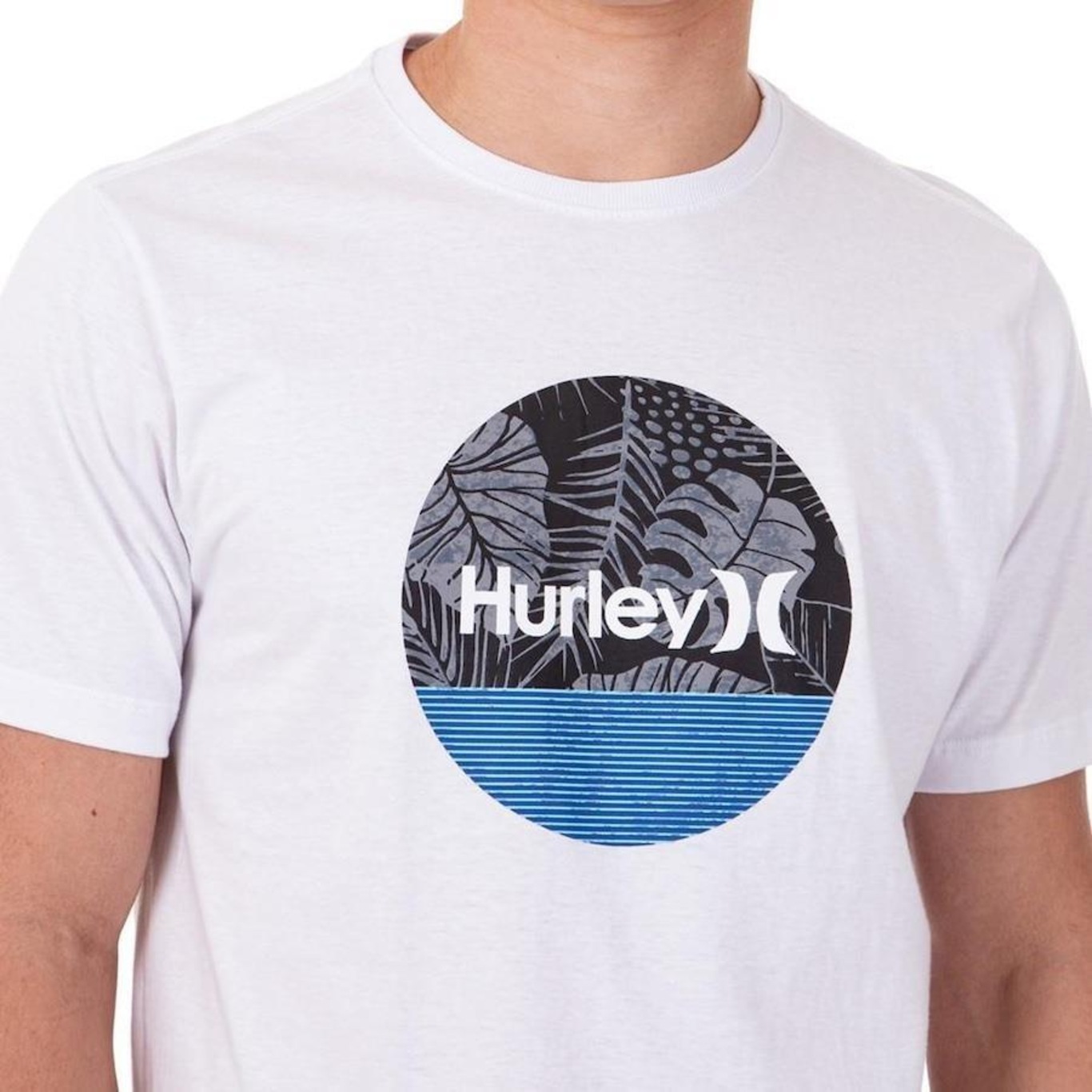 Camiseta Hurley Circle - Masculina - Foto 3