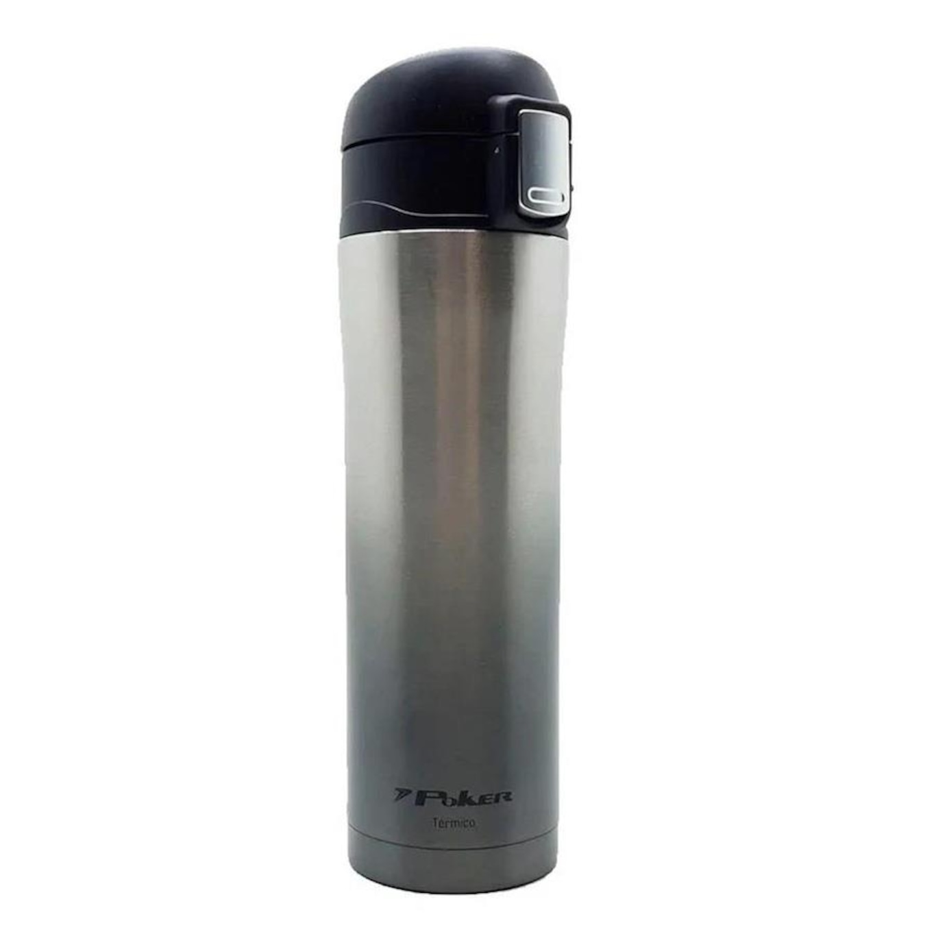 Garrafa Térmica Squeeze Poker Aço Inox - 420ml - Foto 1