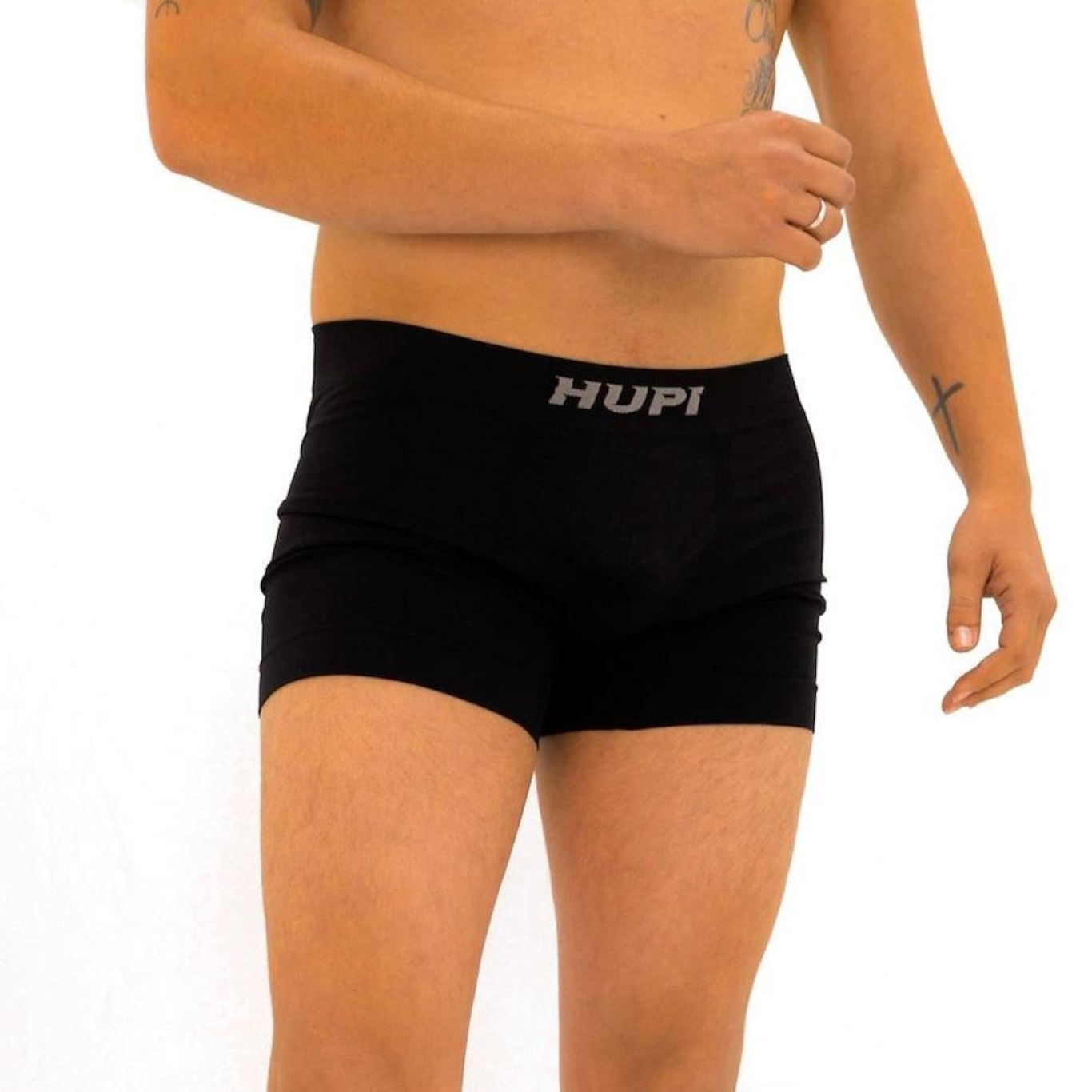 Cueca Boxer Hupi Seamless - Adulto - Foto 1