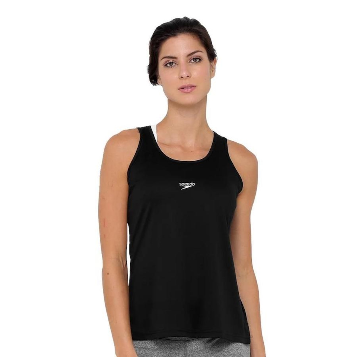 Camiseta Regata Speedo Interlock - Feminina - Foto 1