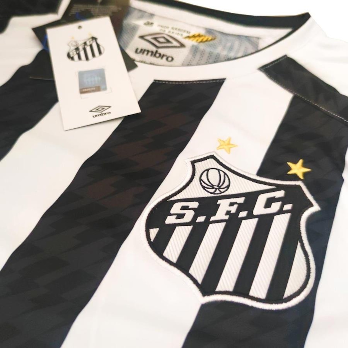 Camisa do Santos II 2021 Umbro Oficial - Masculina - Foto 3