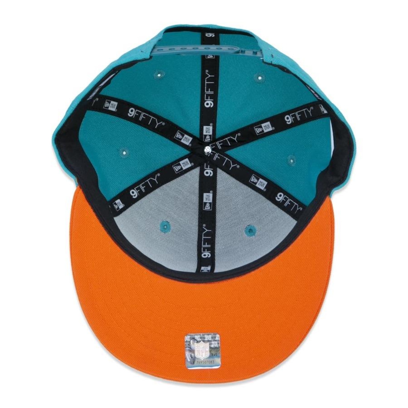 Boné Aba Reta New Era 9Fifty Original Fit NFL Miami Dolphins Team Color - Snapback - Adulto - Foto 5