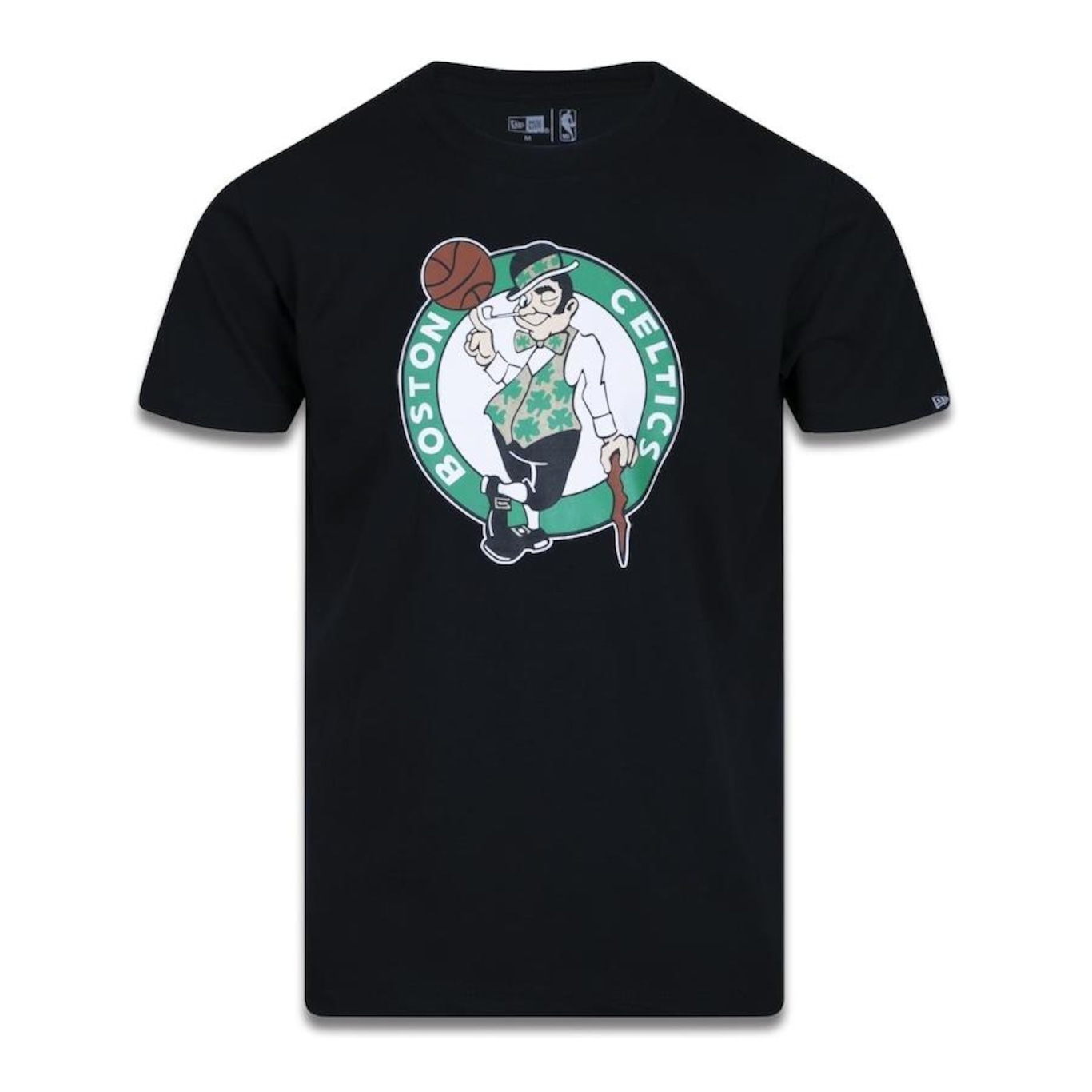 Camiseta New Era Plus Size Manga Curta NBA Boston Celtics Core - Masculino - Foto 1