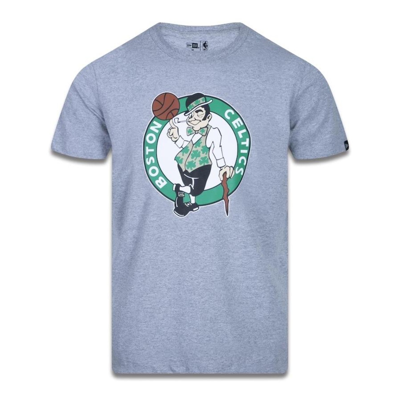 Camiseta New Era Plus Size Manga Curta NBA Boston Celtics Core - Masculino - Foto 1