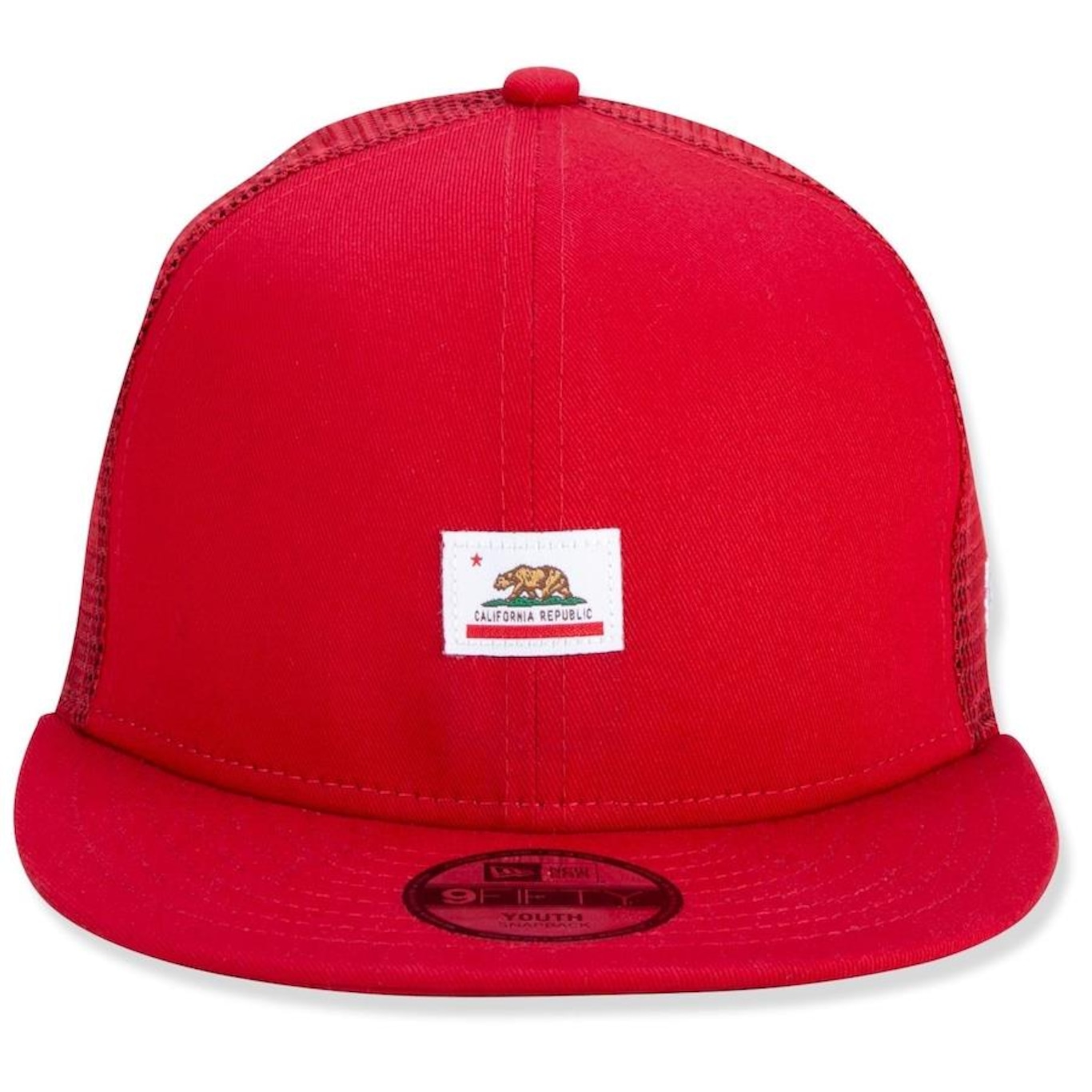 Bone Aba Reta New Era 9Fifty Original Fit Trucker Have Fun Cali Republic - Snapback - Infantil - Foto 2