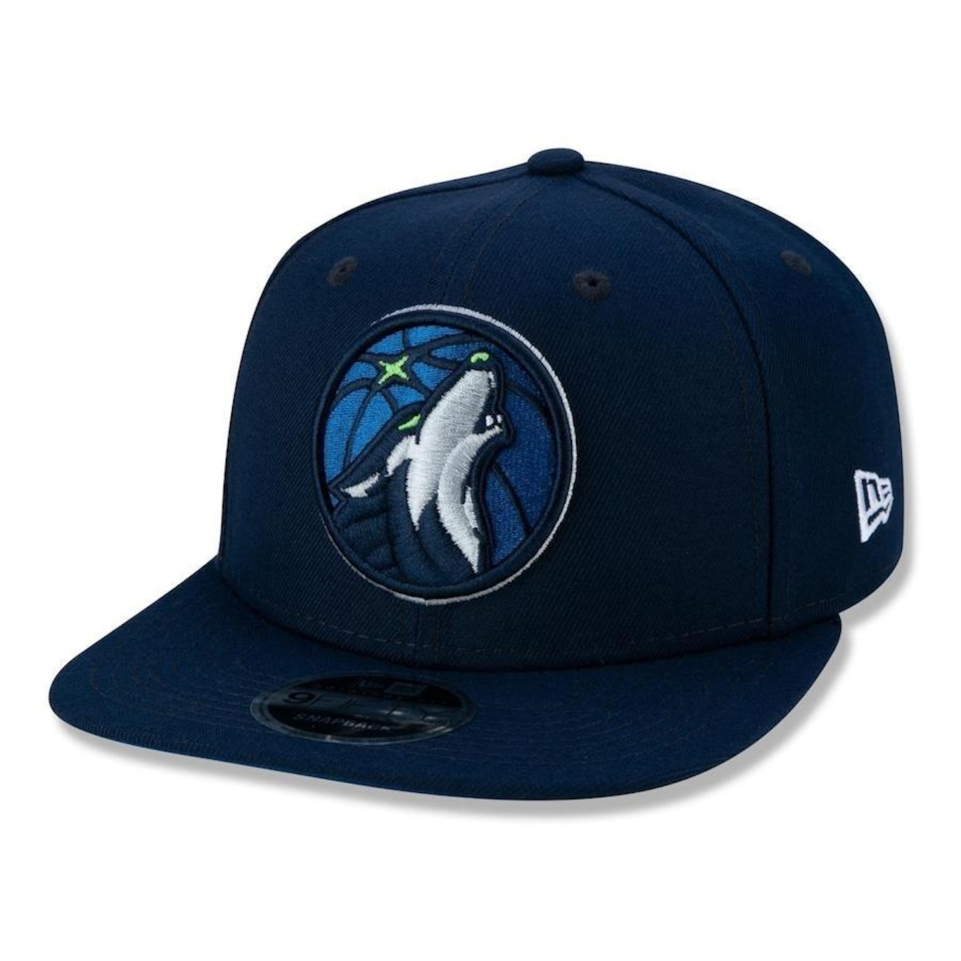 Boné Aba Reta New Era 9Fifty Original Fit Minnesota Timberwolves - Snapback - Adulto - Foto 1