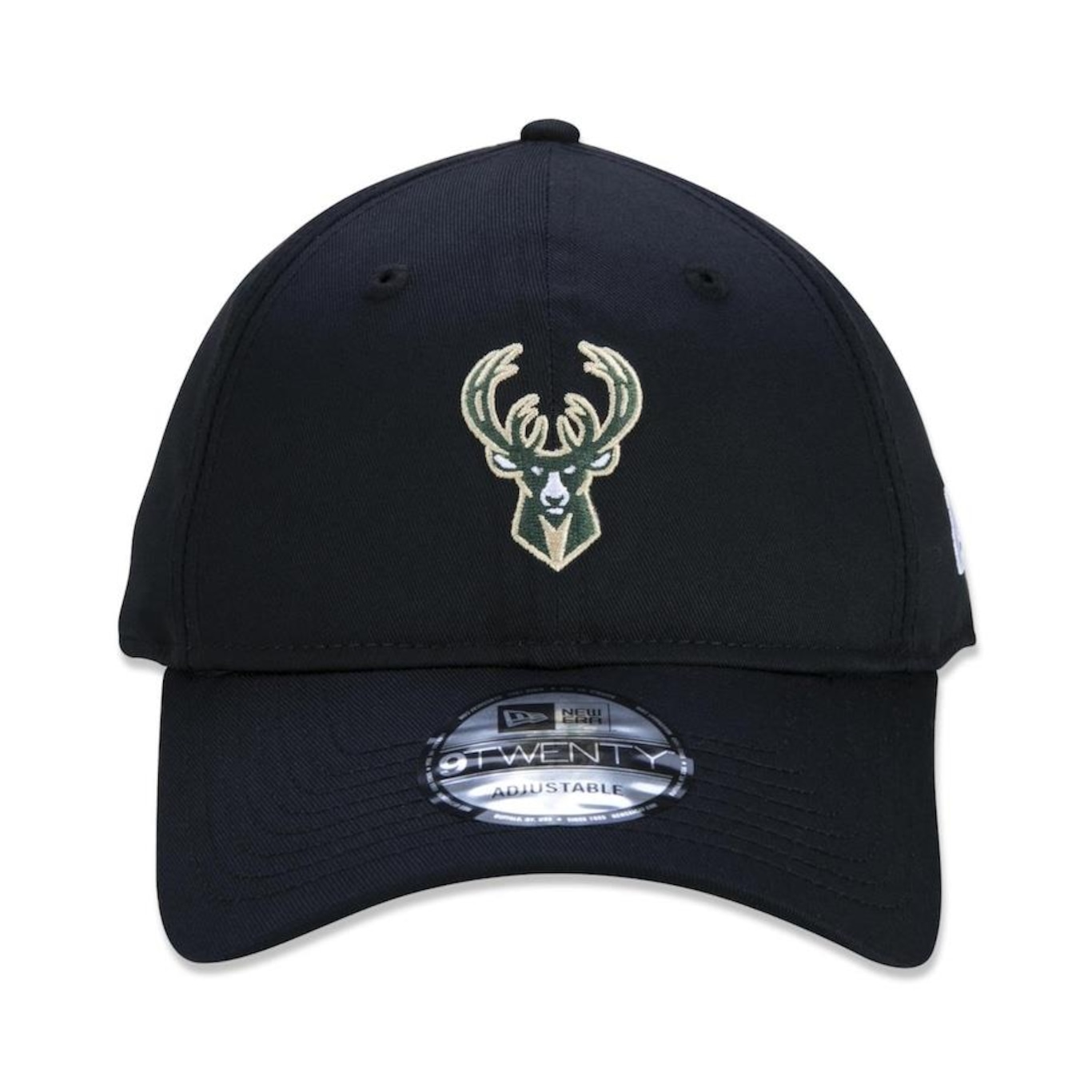 Boné Aba Curva New Era 9Twenty Milwaukee Bucks Sport - Strapback - Adulto - Foto 2