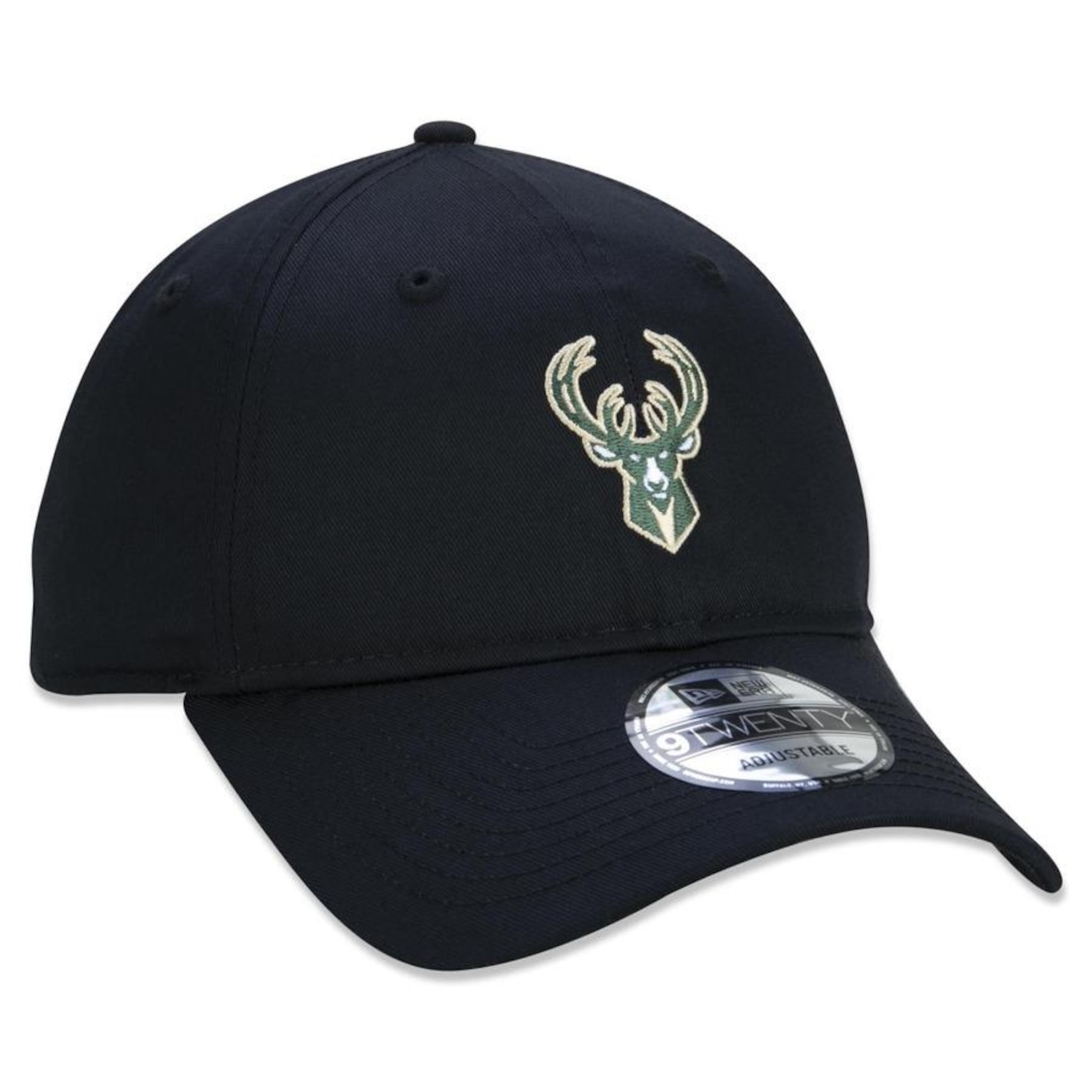 Boné Aba Curva New Era 9Twenty Milwaukee Bucks Sport - Strapback - Adulto - Foto 3