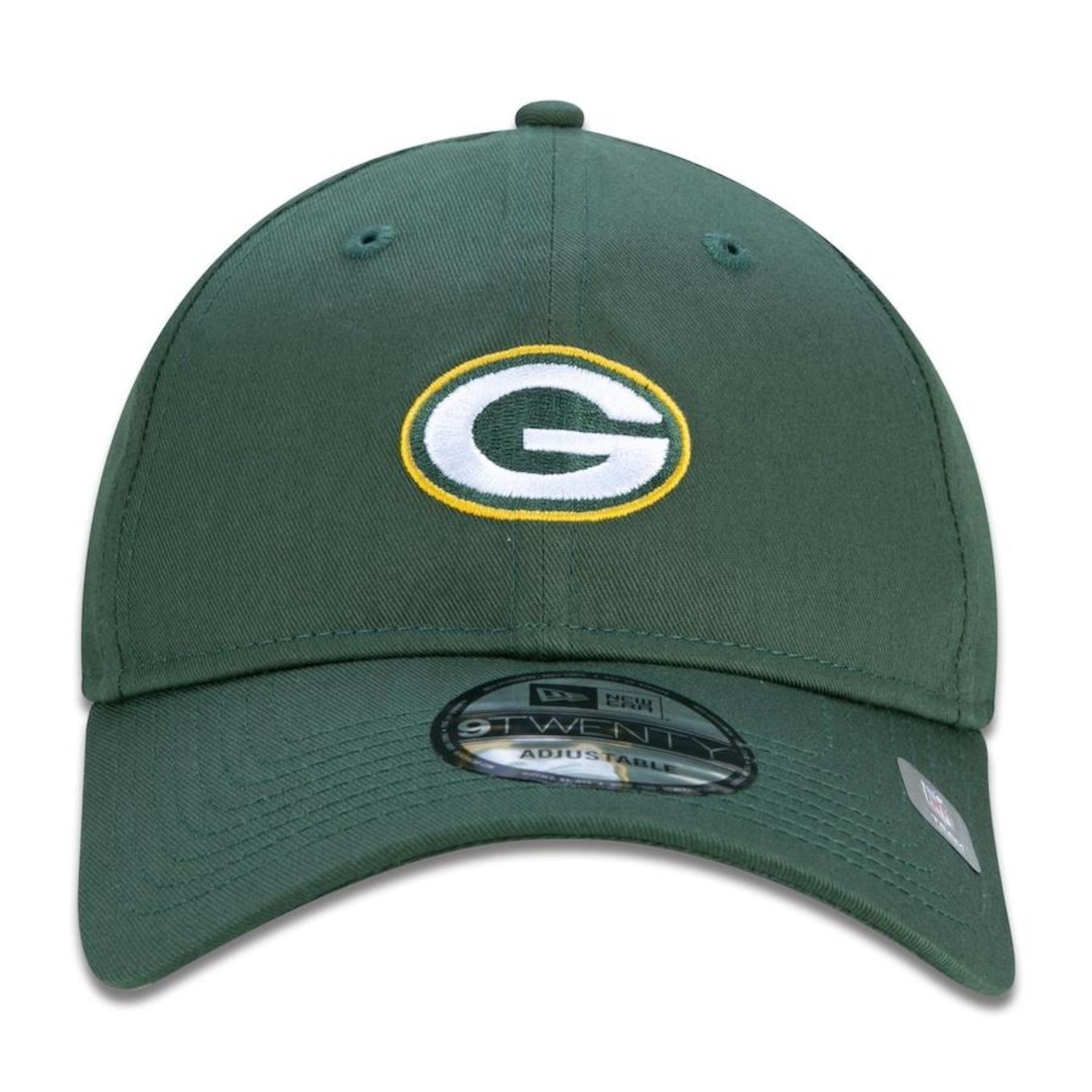 Boné Aba Curva New Era 9Twenty Green Bay Packers Sport - Strapback - Adulto - Foto 2