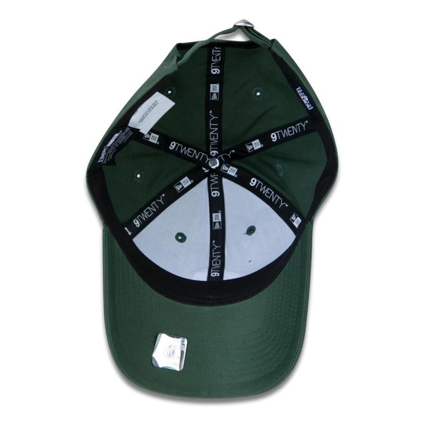 Boné Aba Curva New Era 9Twenty Green Bay Packers Sport - Strapback - Adulto - Foto 5