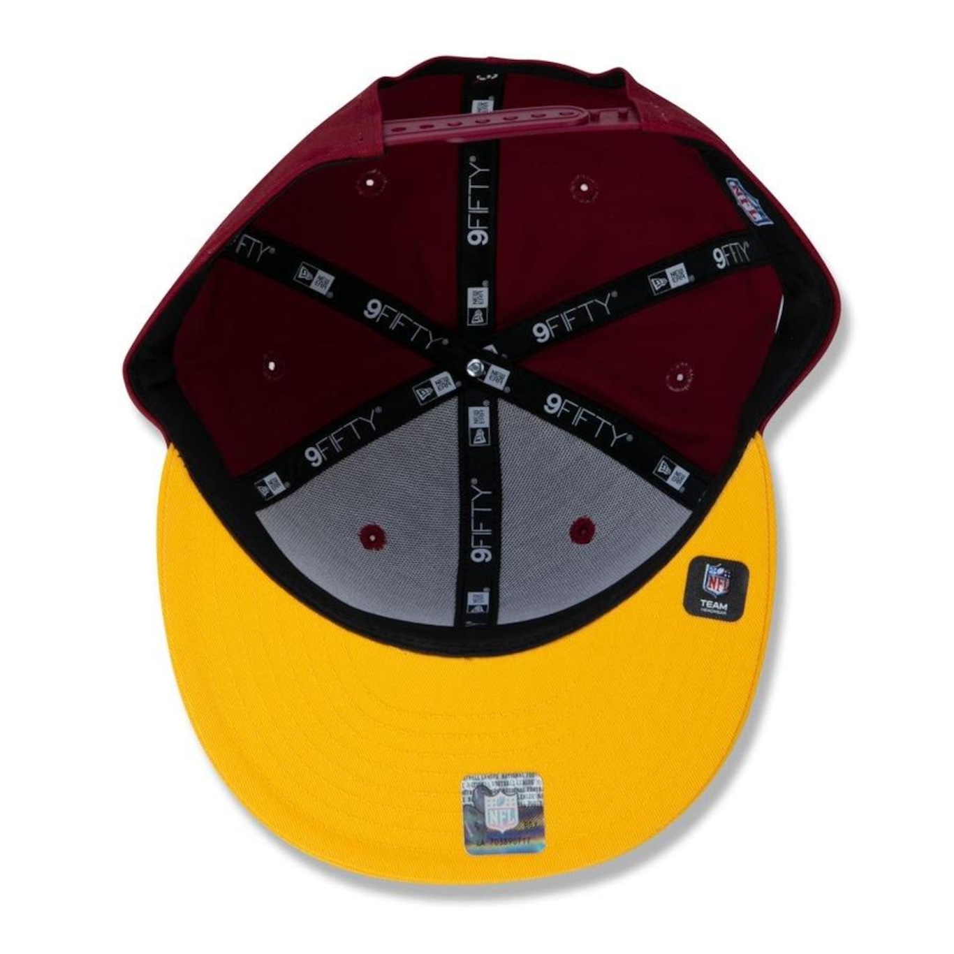 Boné Aba Reta New Era 9Fifty Washington Football - Snapback - Adulto - Foto 5