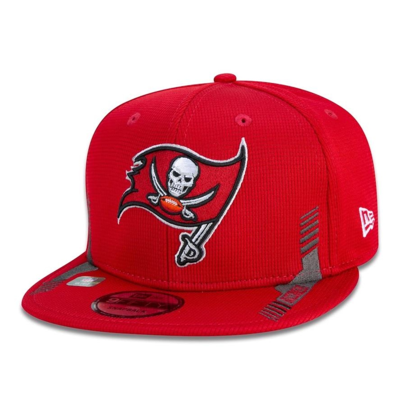 Boné Aba Reta New Era 9Fifty Tampa Bay Buccaneers Sideline Cold Weather - Snapback - Adulto - Foto 1