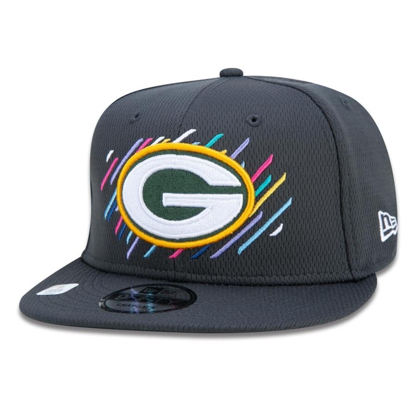 Boné Aba Reta New Era 9Fifty Green Bay Packers Crucial Catch - Snapback - Adulto - Foto 1