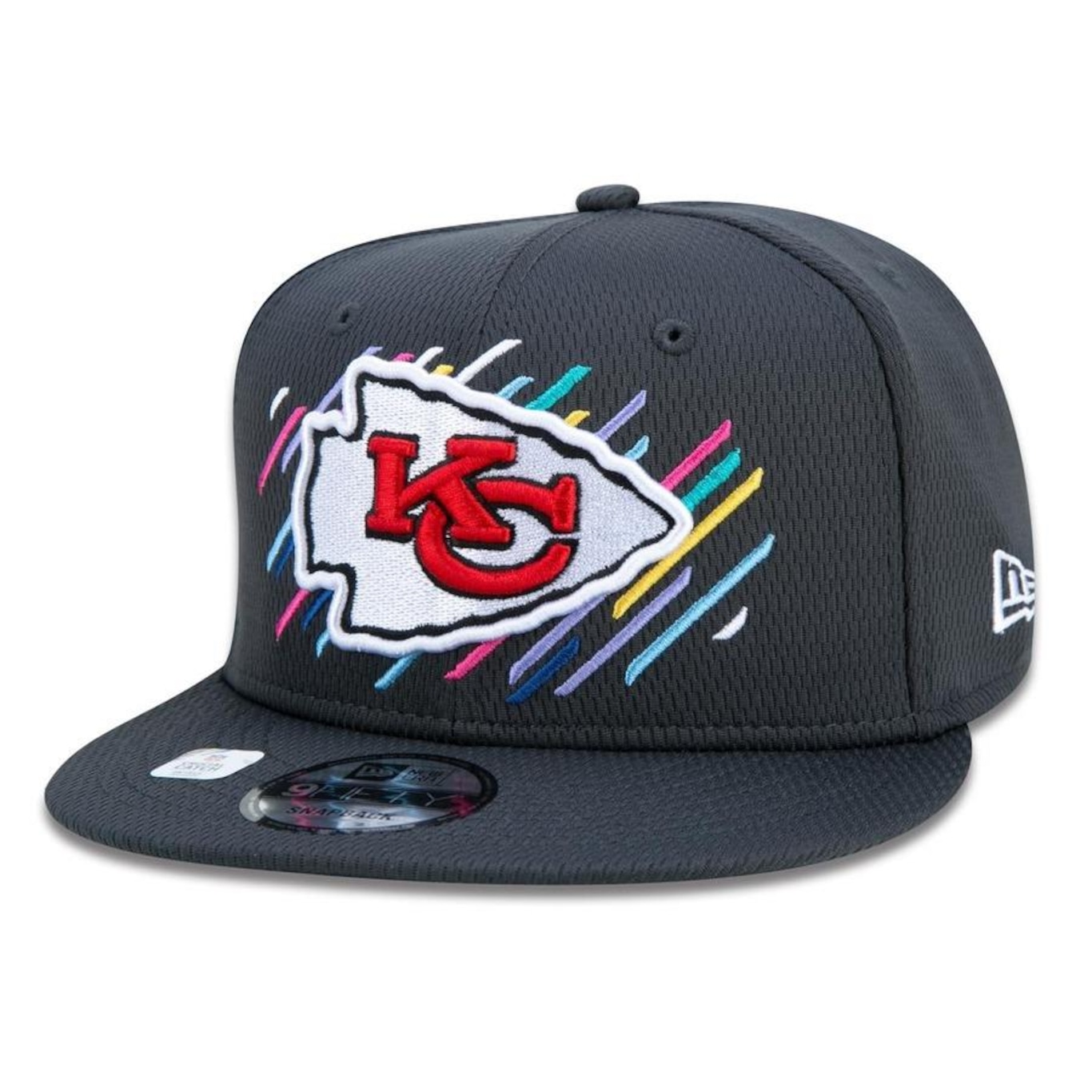 Boné Aba Reta New Era 9Fifty Kansas City Chiefs Crucial Catch - Snapback - Adulto - Foto 1